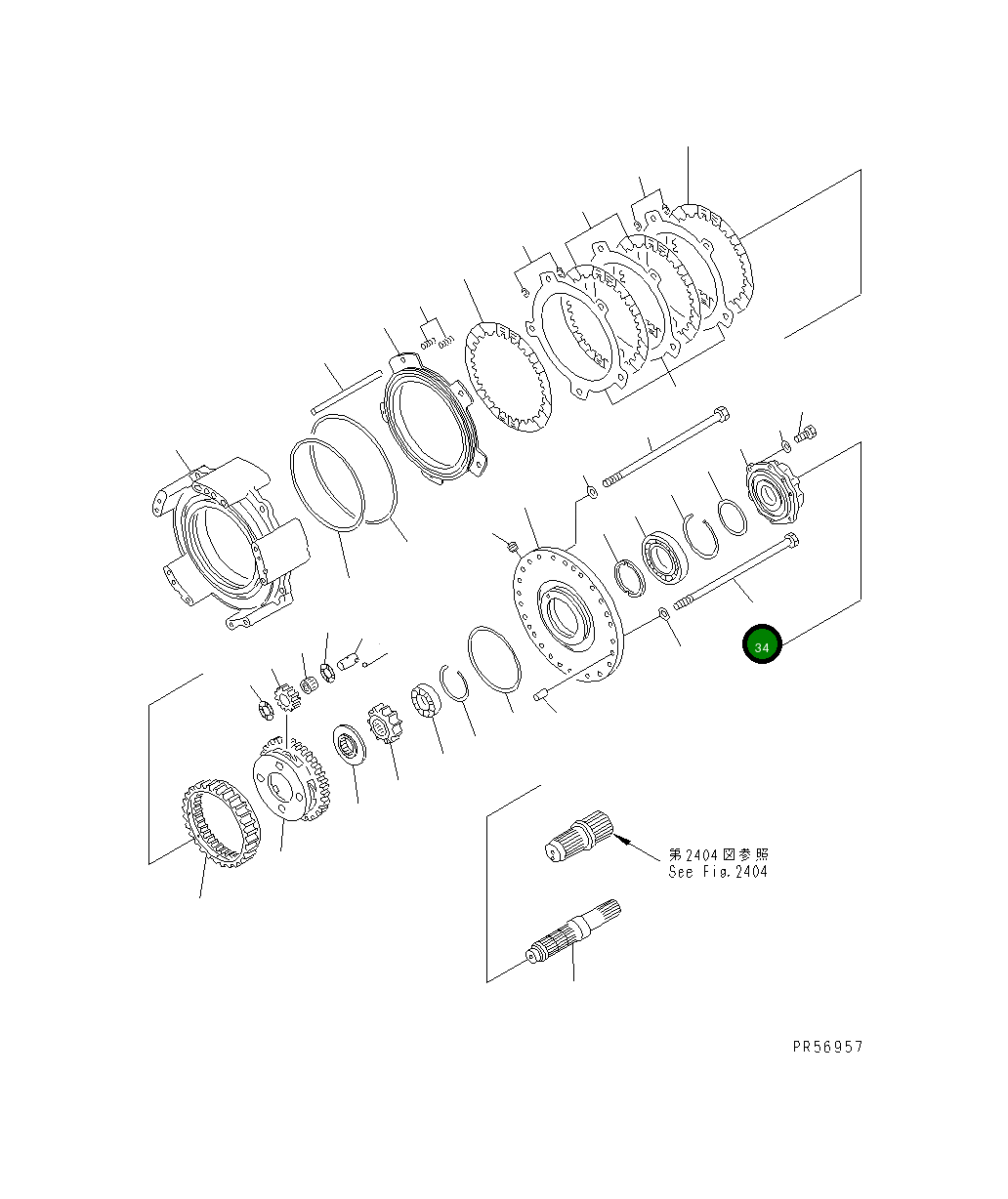 Болт 234-15-21260 Komatsu