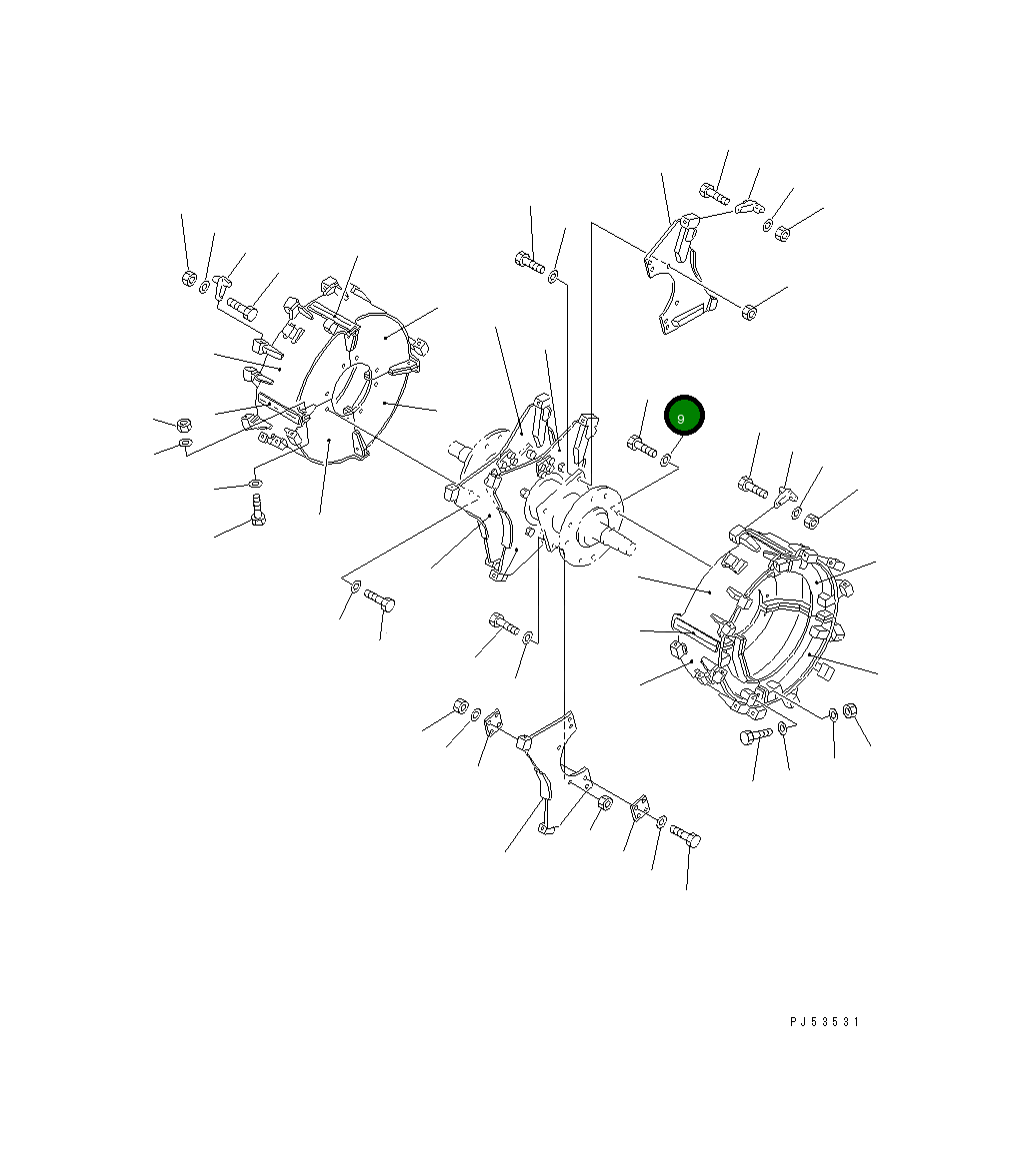 Болт 01010-53070 Komatsu