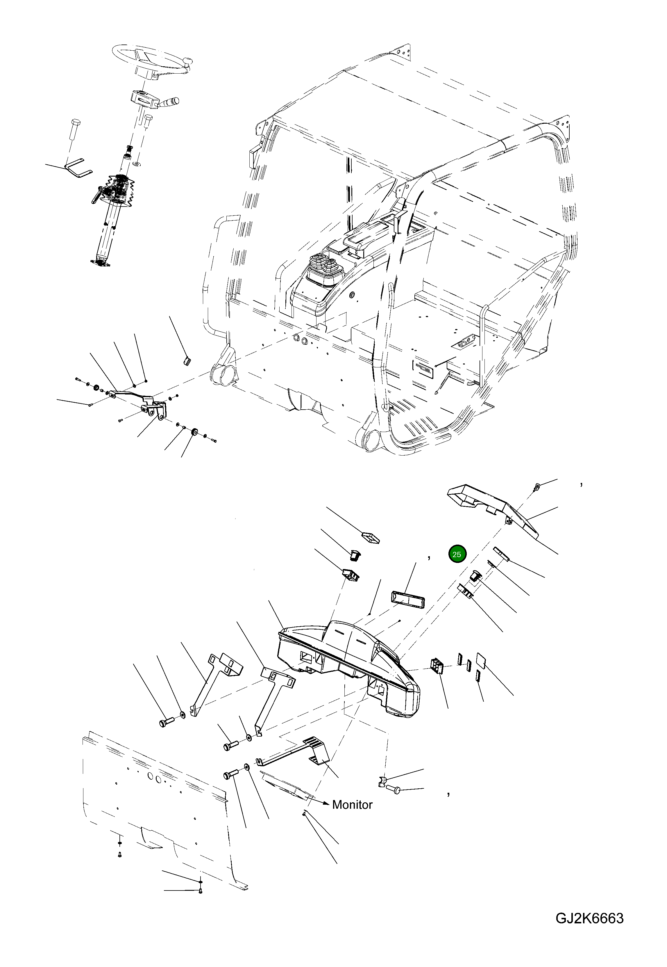Крышка 42T-56-H0R09 Komatsu