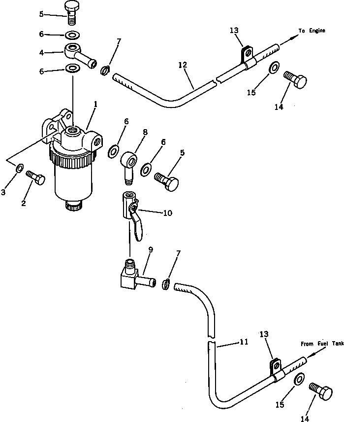 Болт 01010-31220  Komatsu