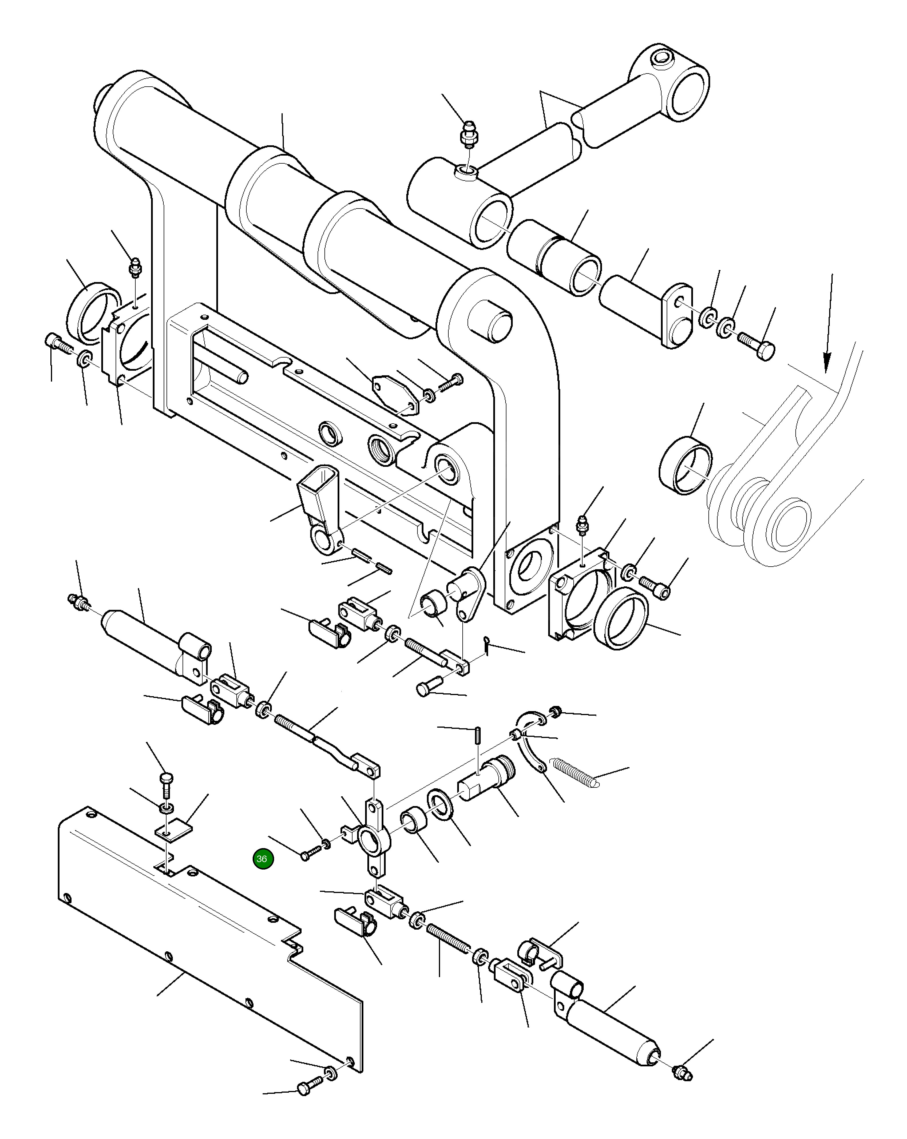 Болт 801014027 Komatsu