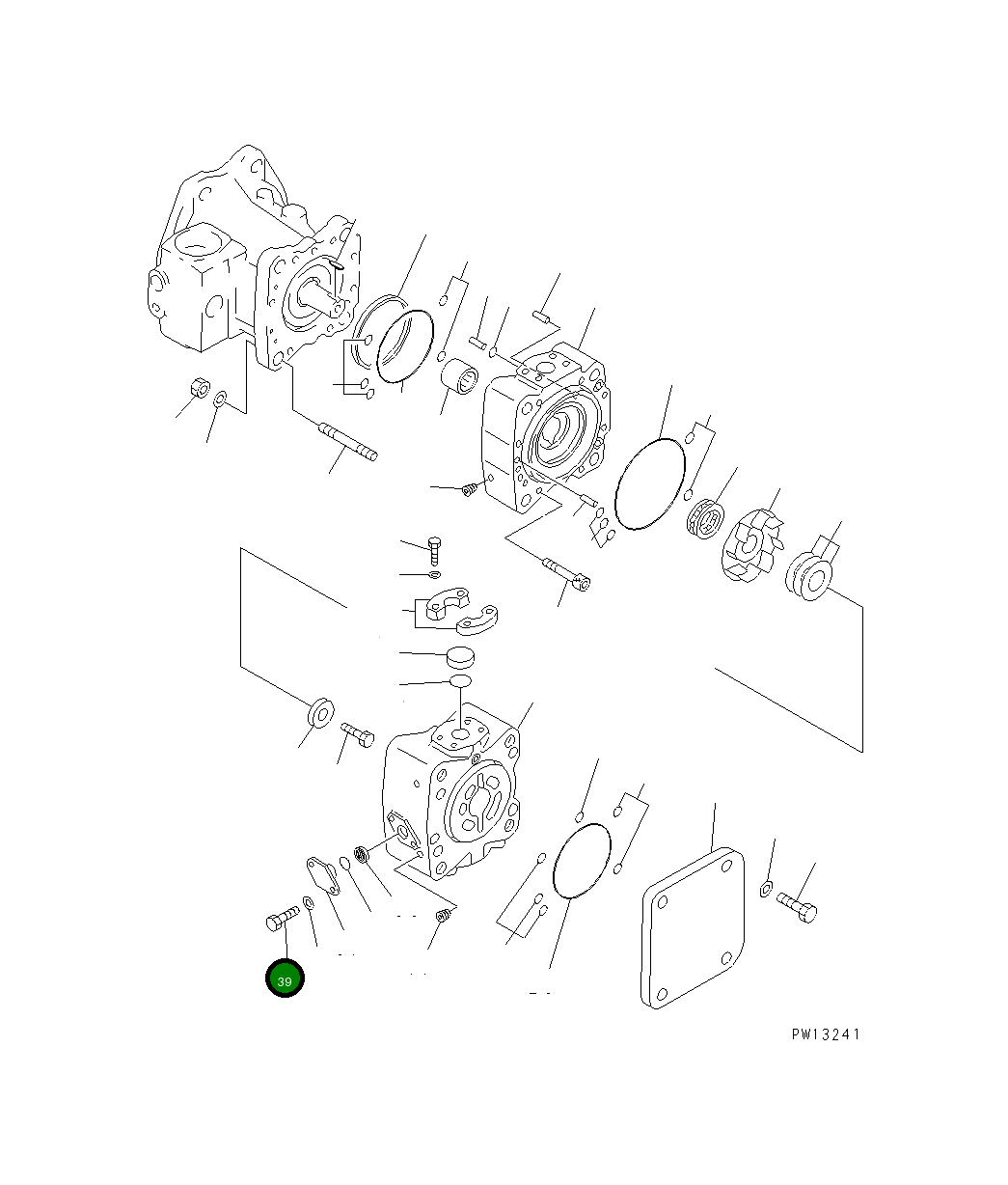 Болт 01010-81025 Komatsu