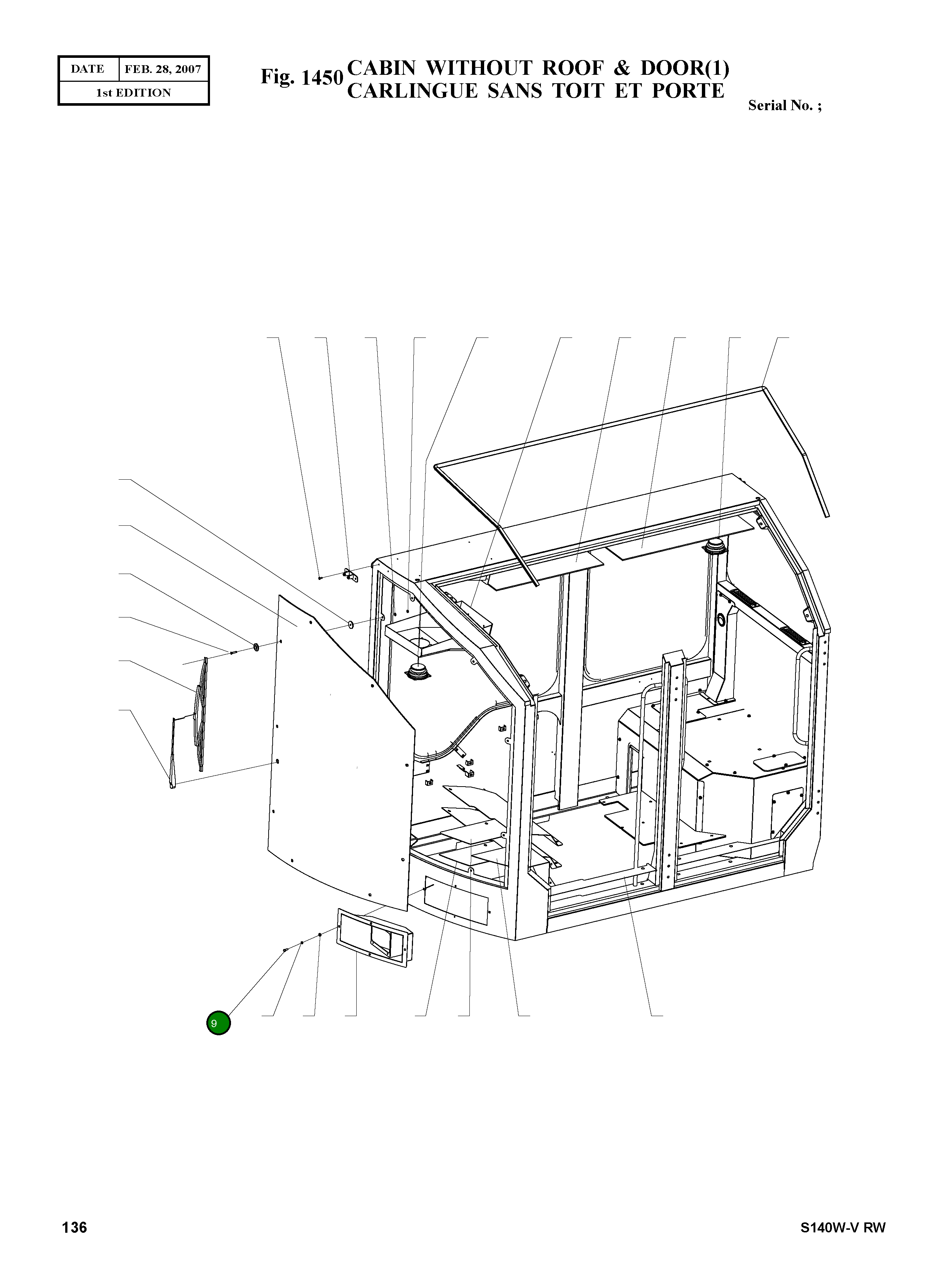Болт HM6X20.CL8-8.B Komatsu