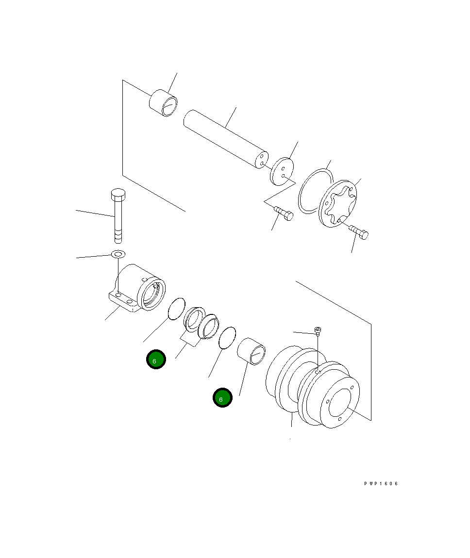 Кольцо уплотнительное (O-Ring) 20Y-30-38510 Komatsu