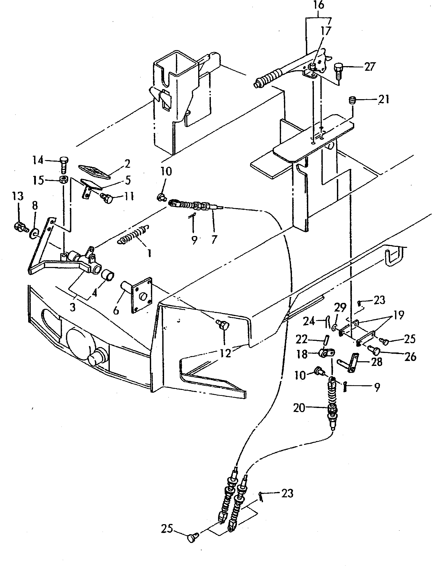 Болт YM26116-100402  Komatsu