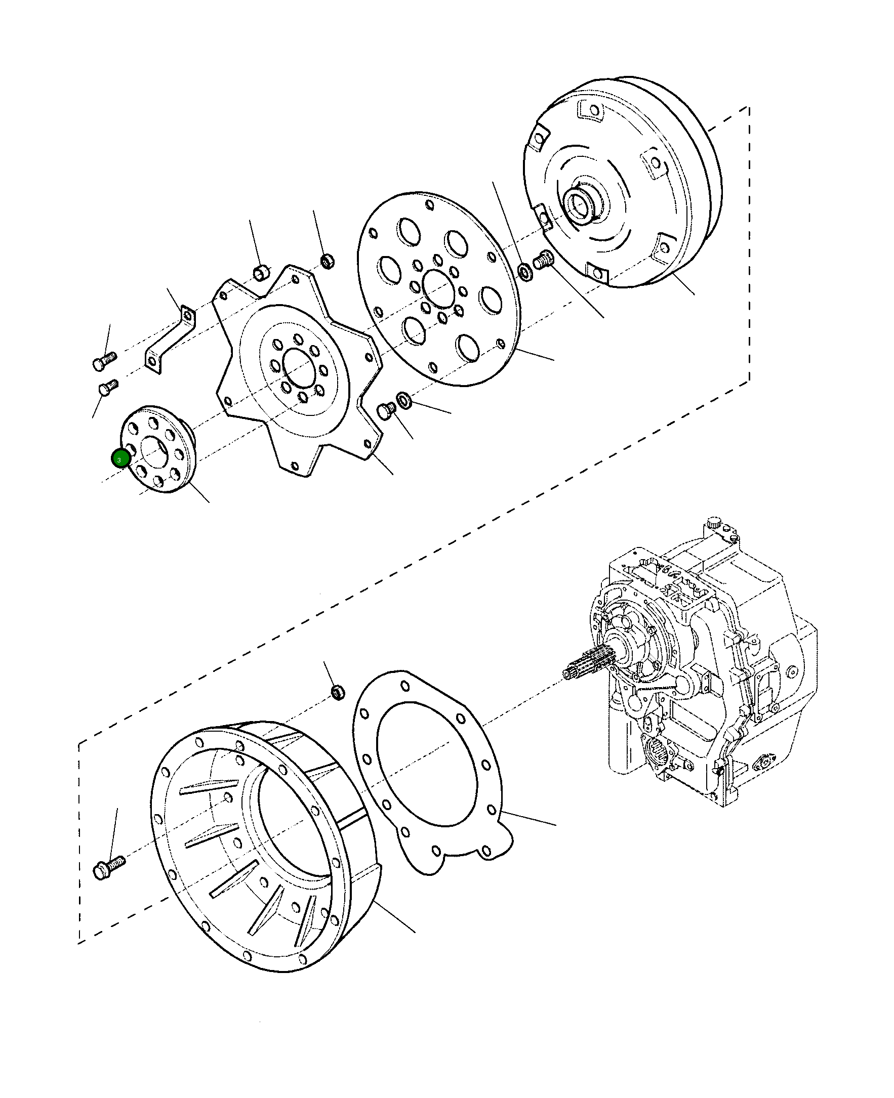 Болт CAO020780 Komatsu