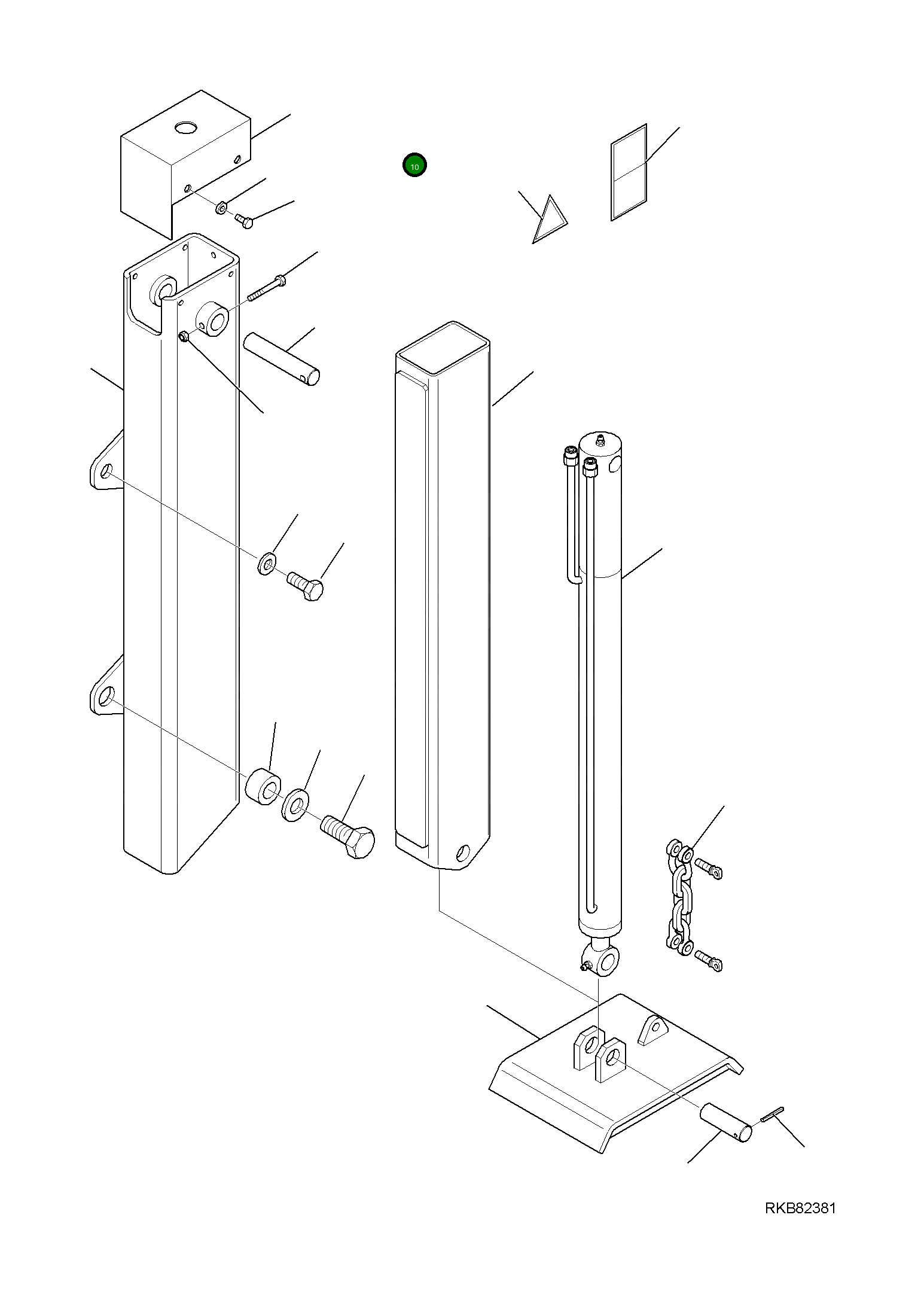 Крышка 37C-846-1750 Komatsu