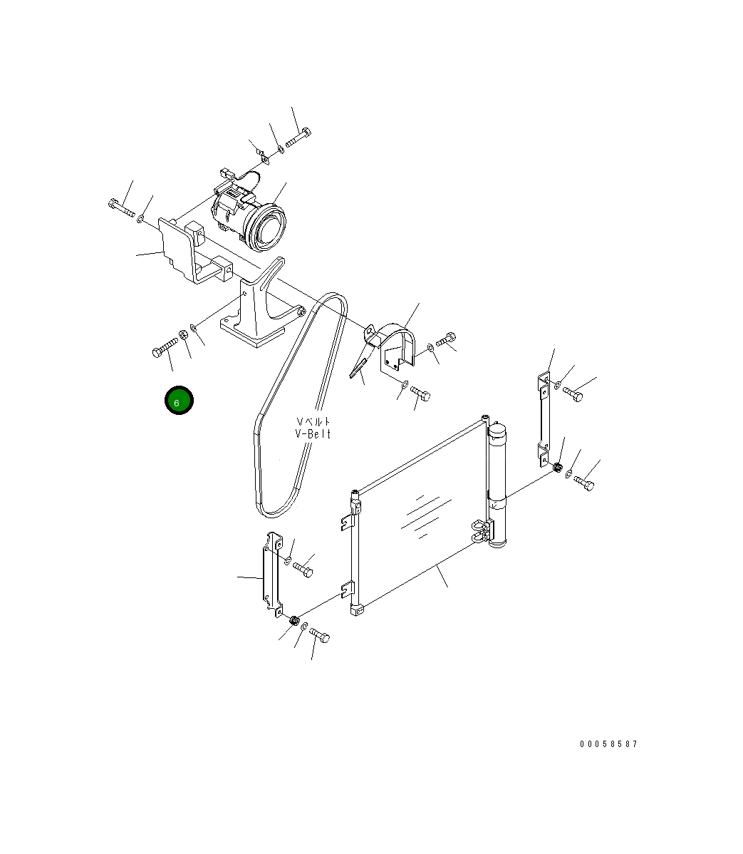 Болт 01016-51490 Komatsu