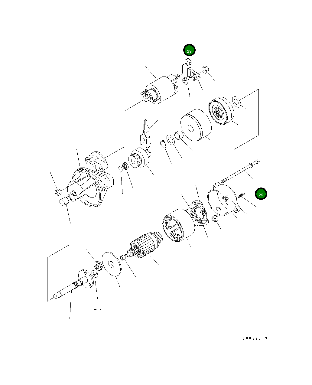 Болт YMX9490423420 Komatsu