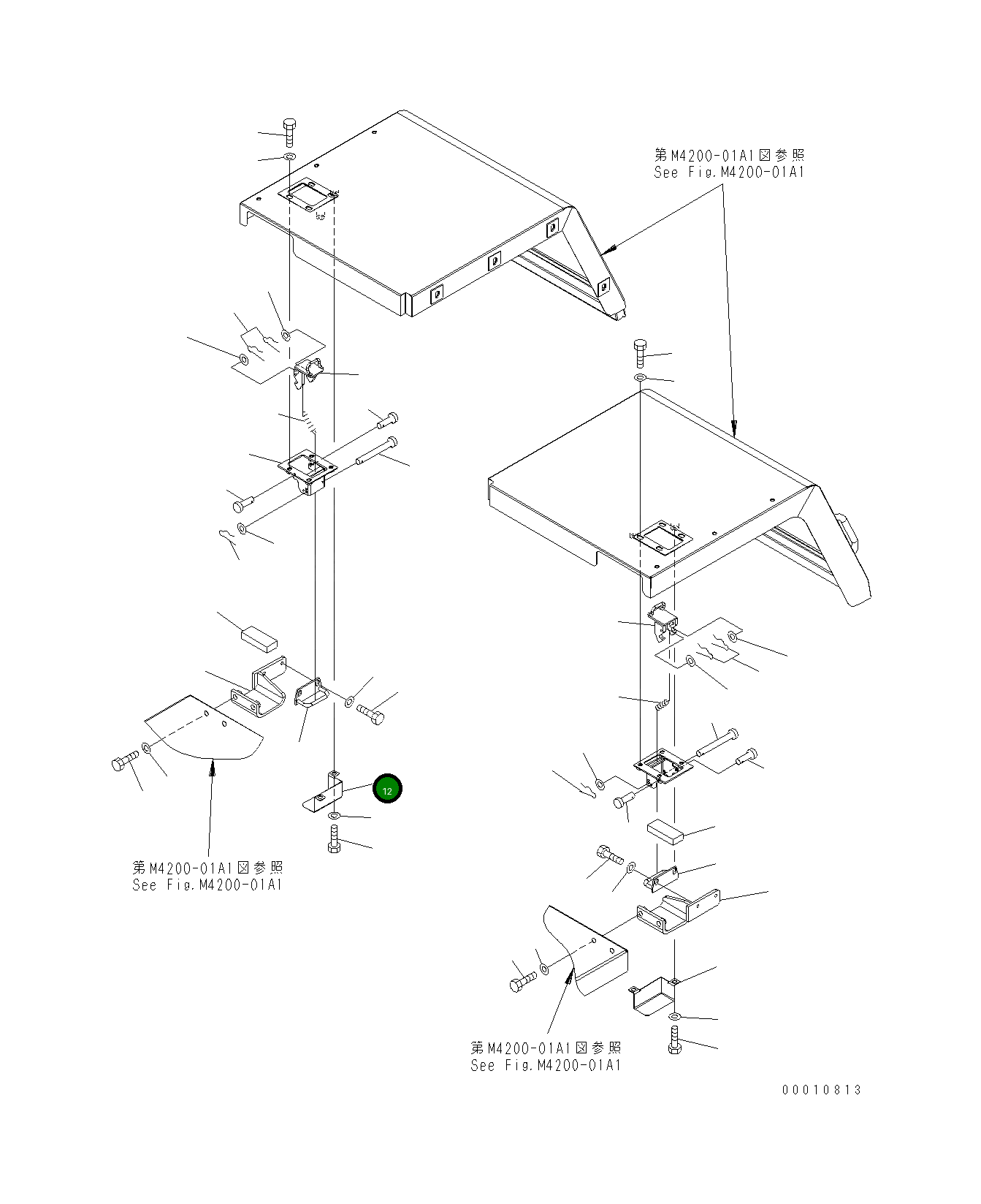 Крышка 418-54-35620  Komatsu