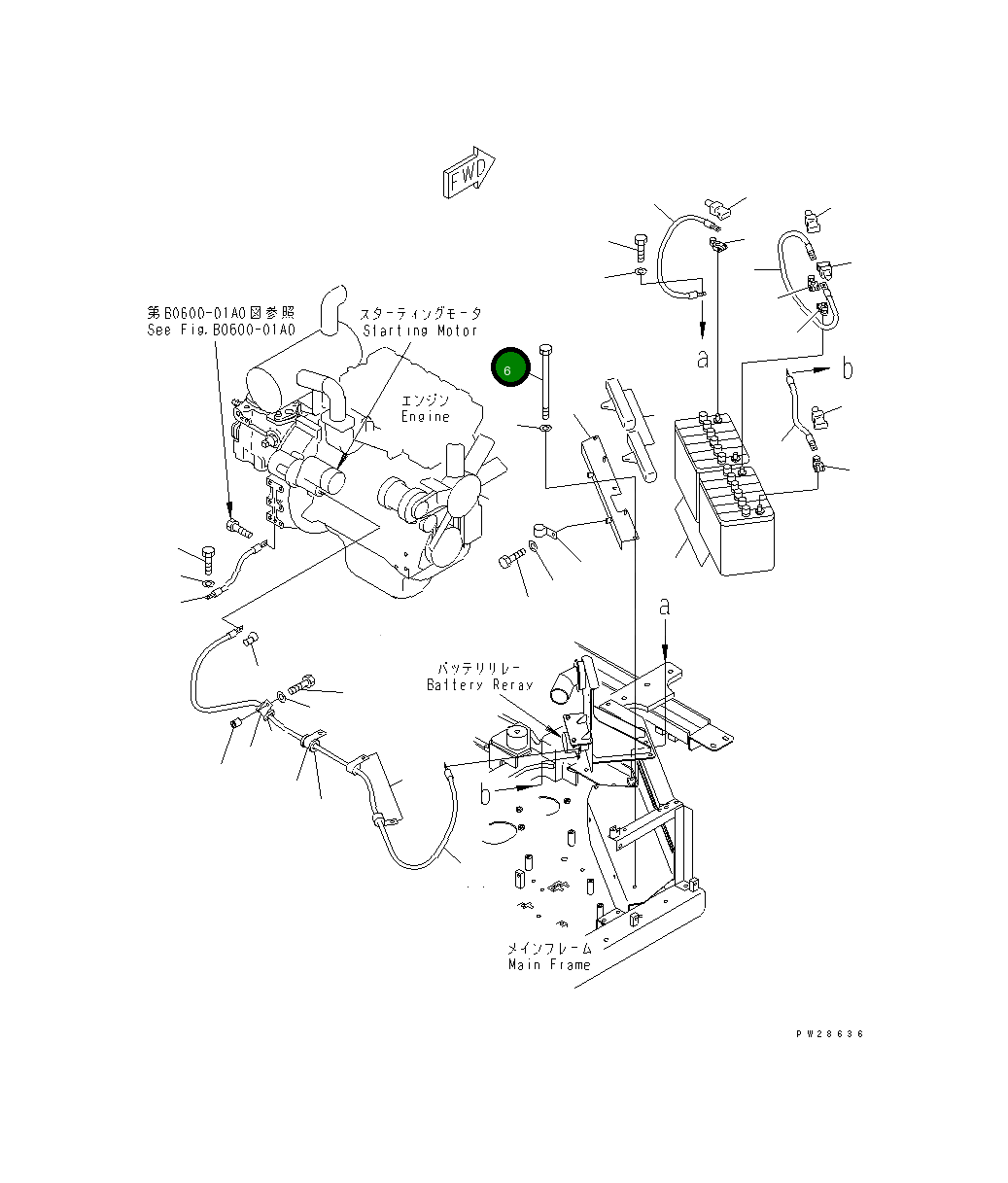 Болт 21W-06-21290 Komatsu