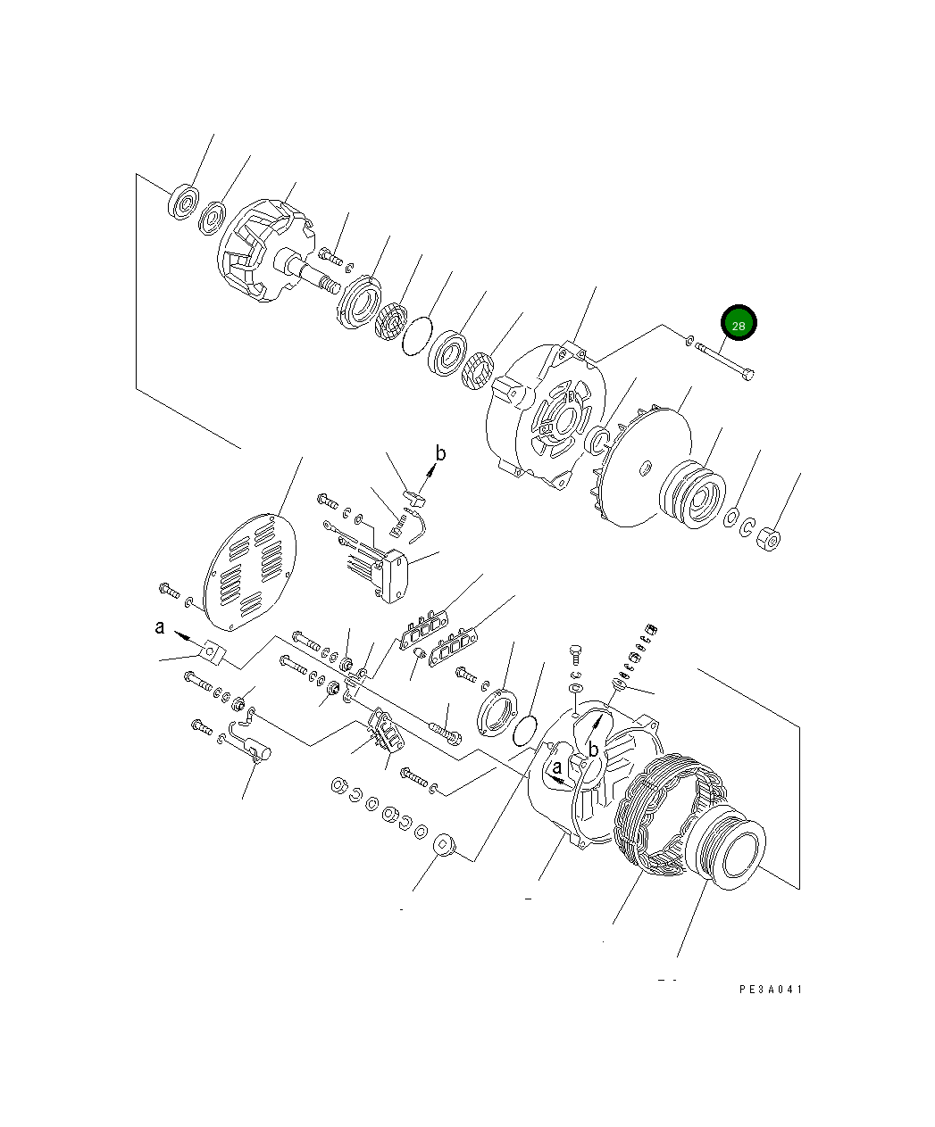 Болт SD5010-04730X0 Komatsu