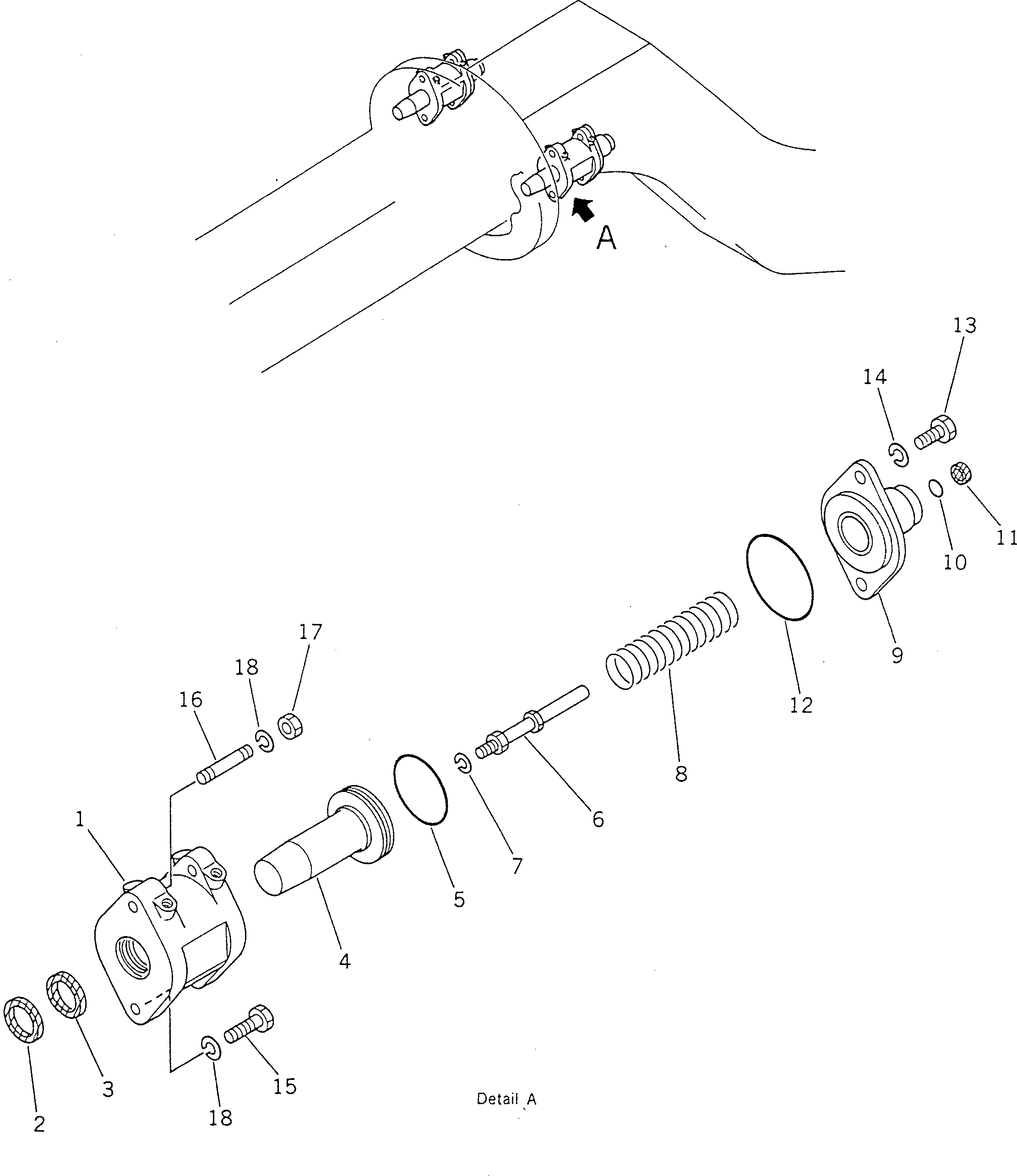 Кольцо уплотнительное (O-Ring) 234-A43-3910  Komatsu