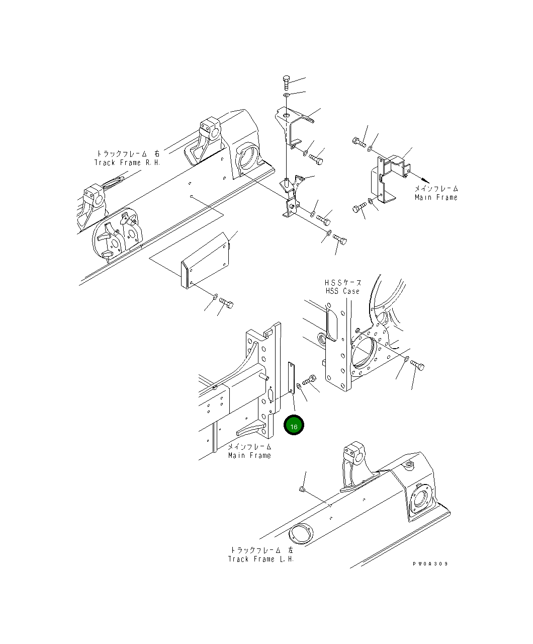 Крышка 134-62-61560 Komatsu