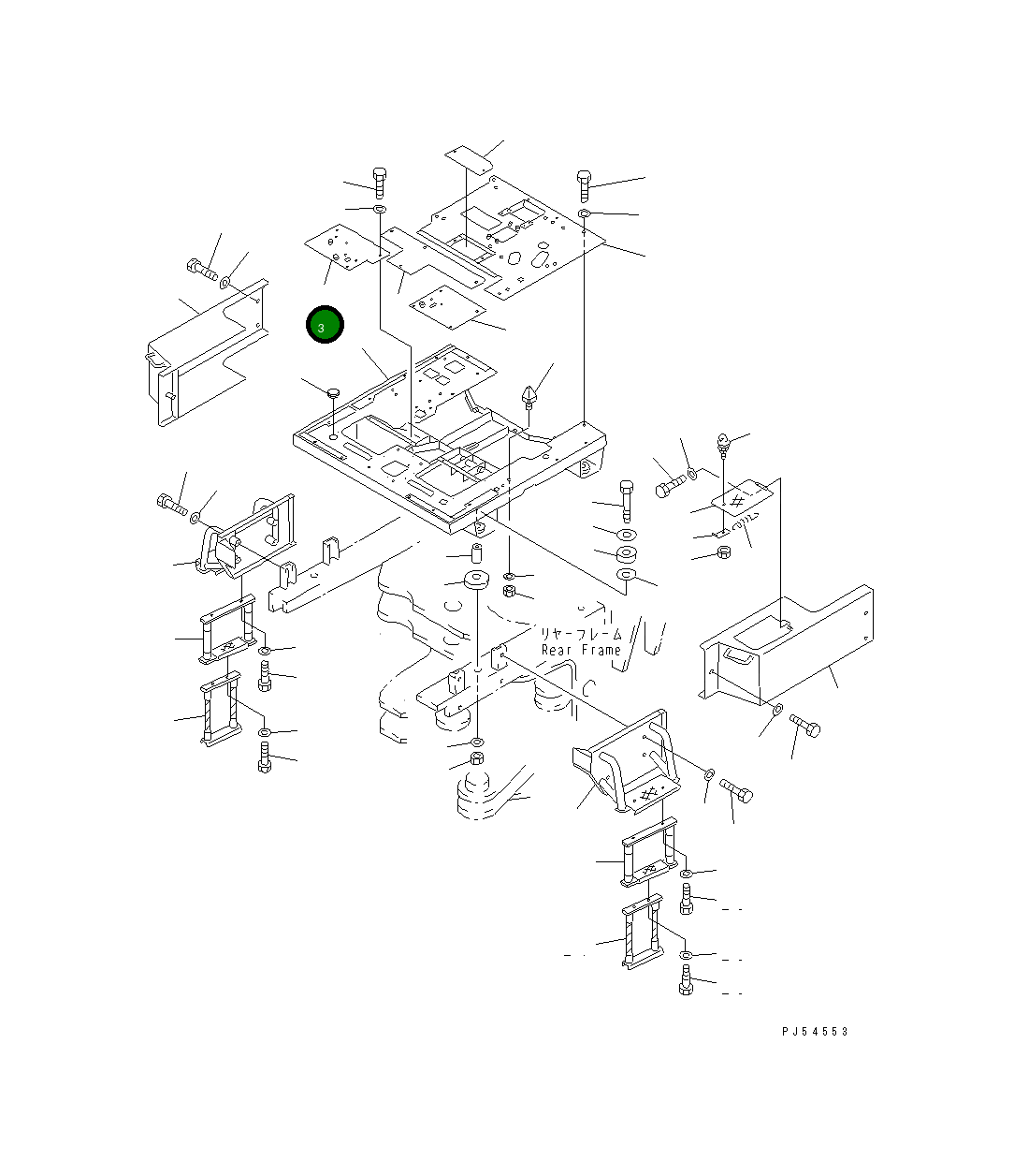 Крышка 235-54-31150 Komatsu