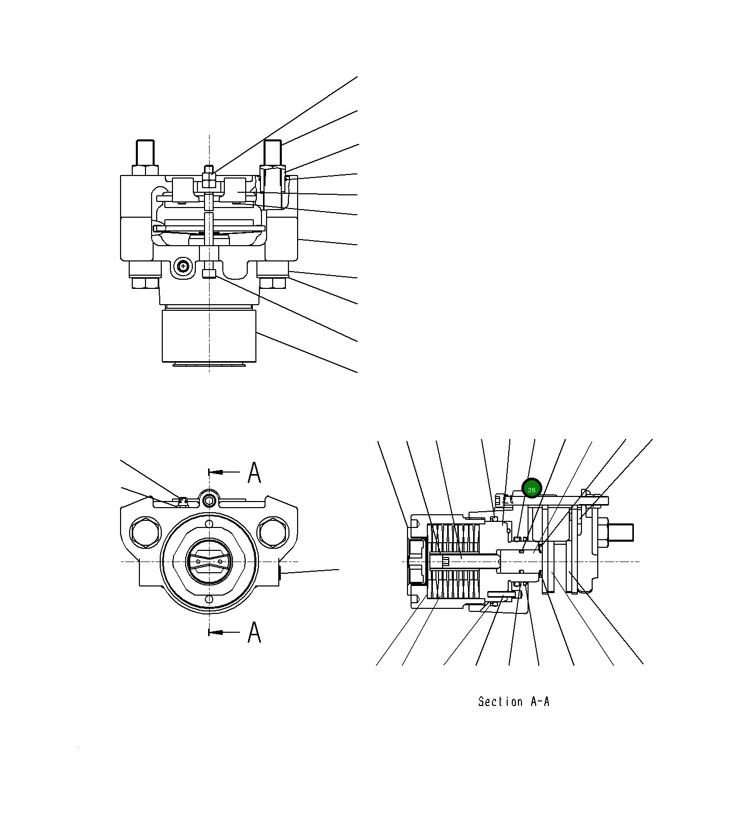 Кольцо уплотнительное (O-Ring) 23B-32-31460 Komatsu