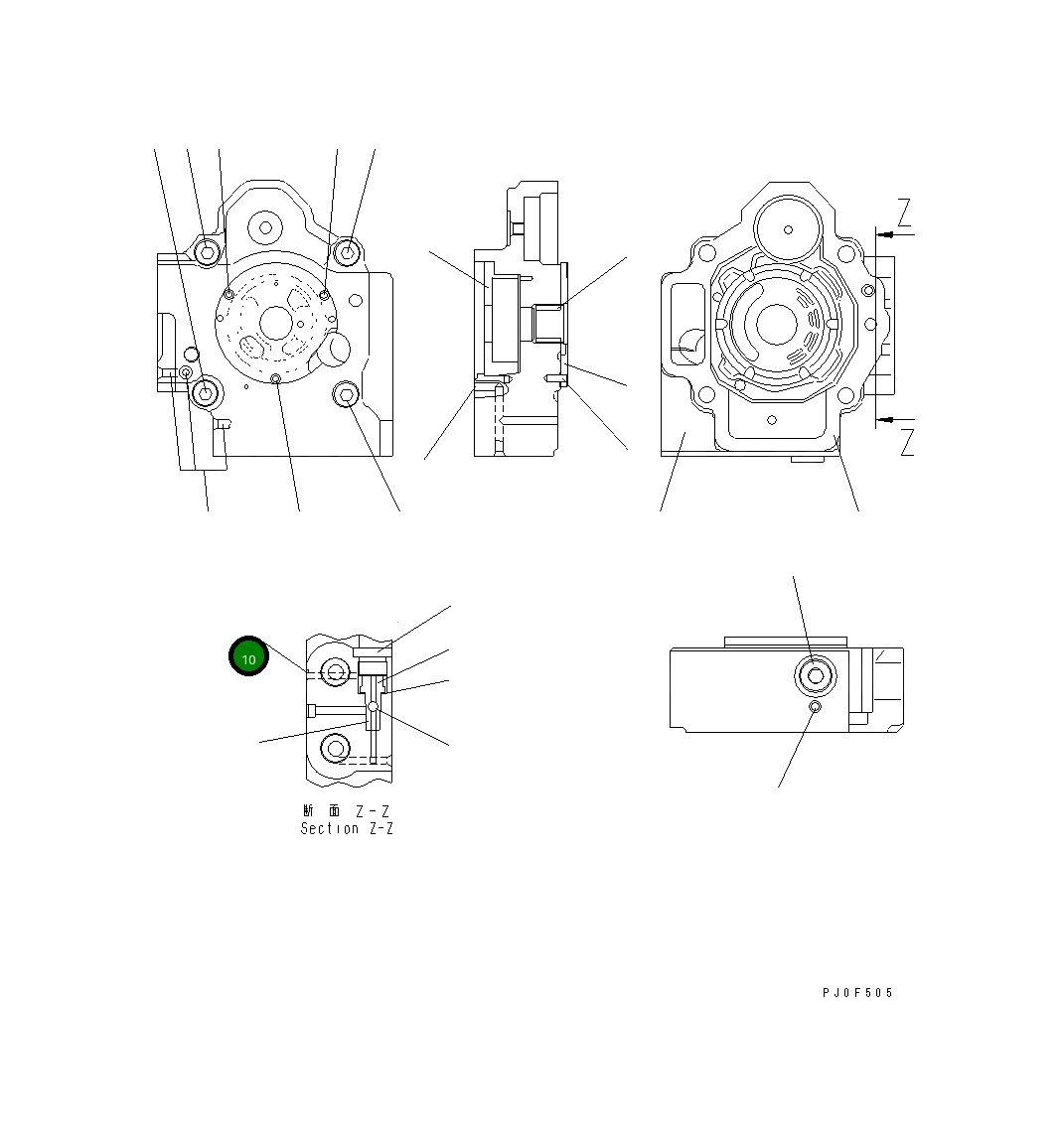 Кольцо уплотнительное (O-Ring) UC1301151008  Komatsu