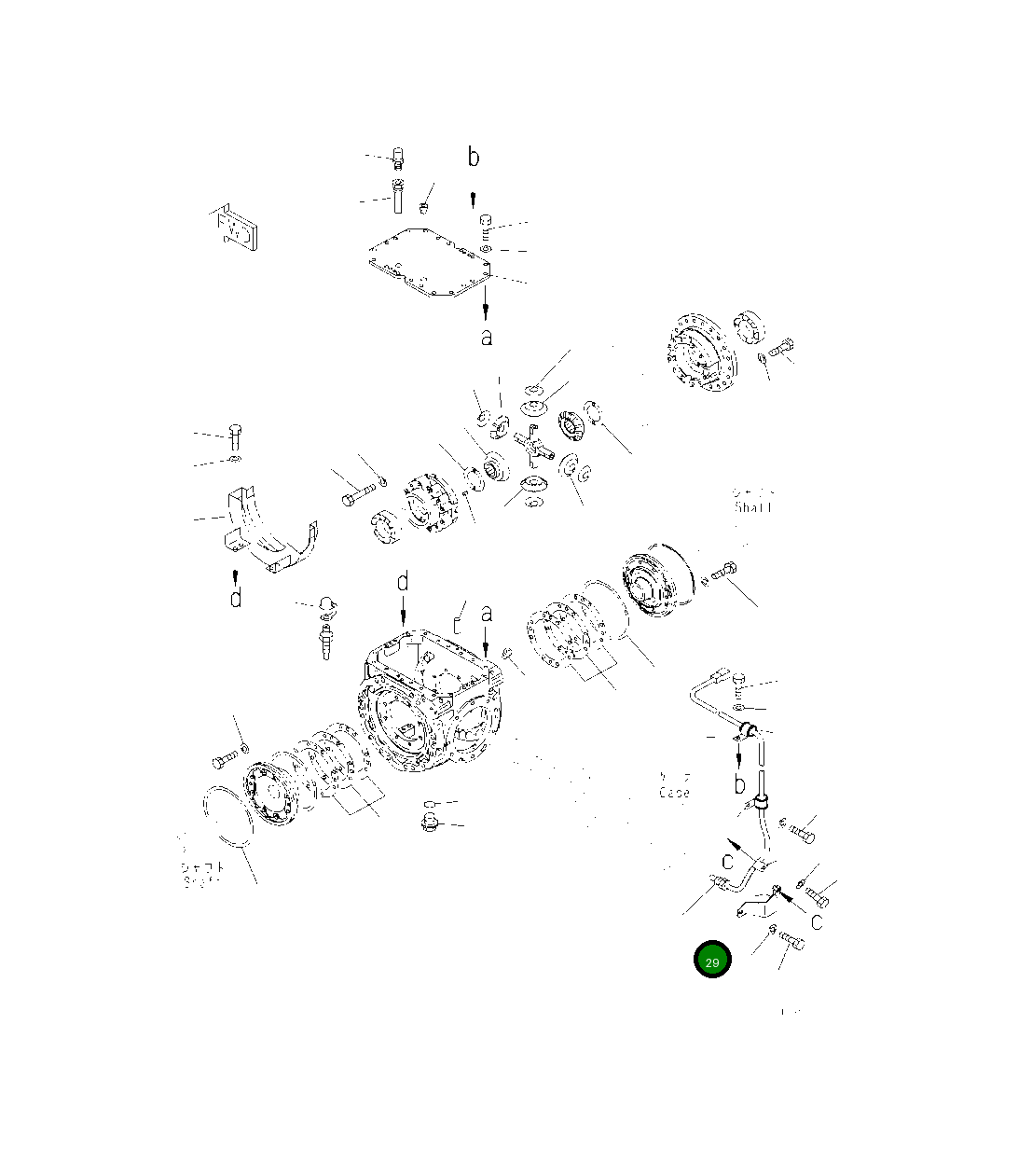 Крышка 419-22-43810 Komatsu