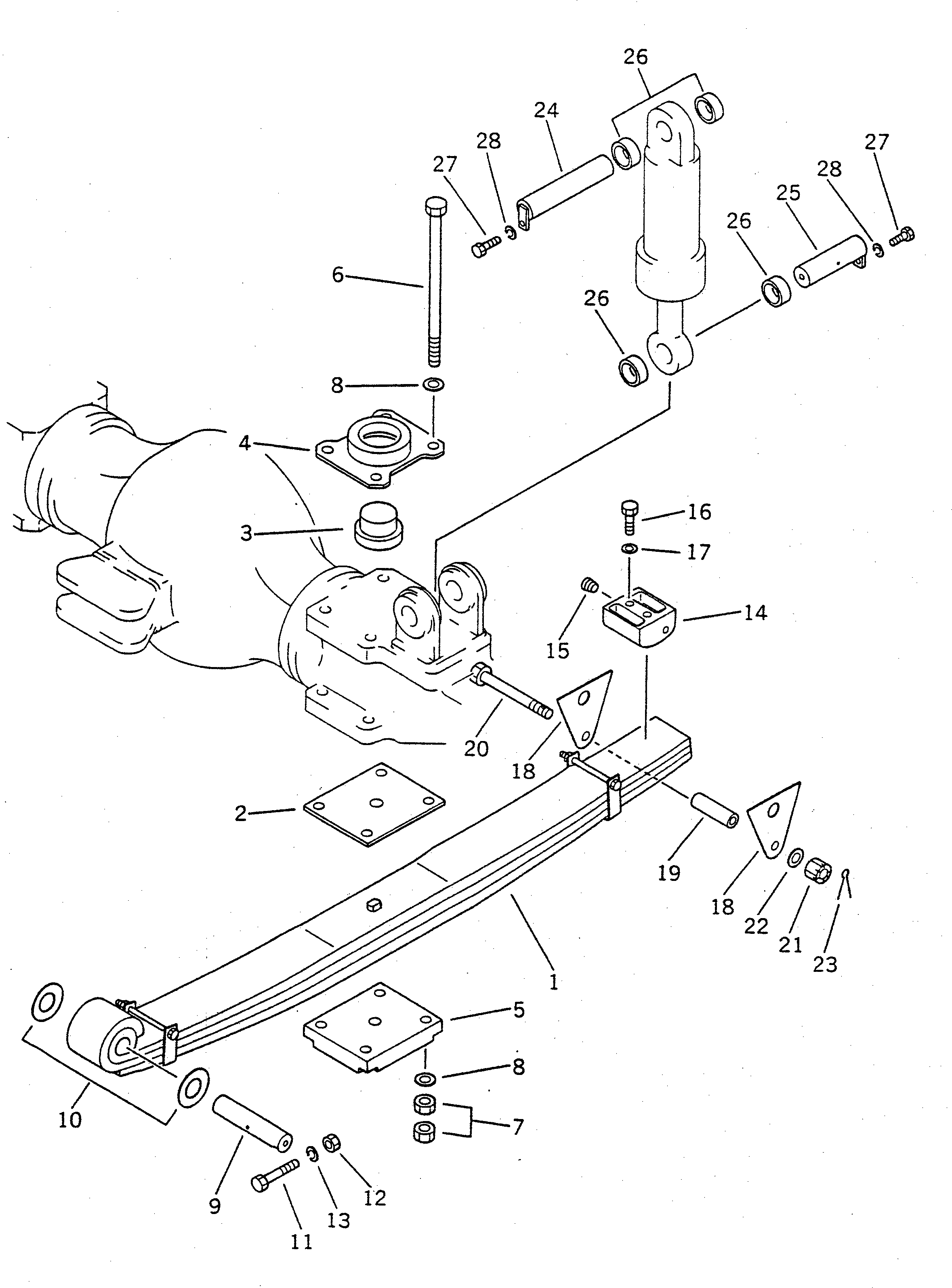Болт 22W-50-11630  Komatsu