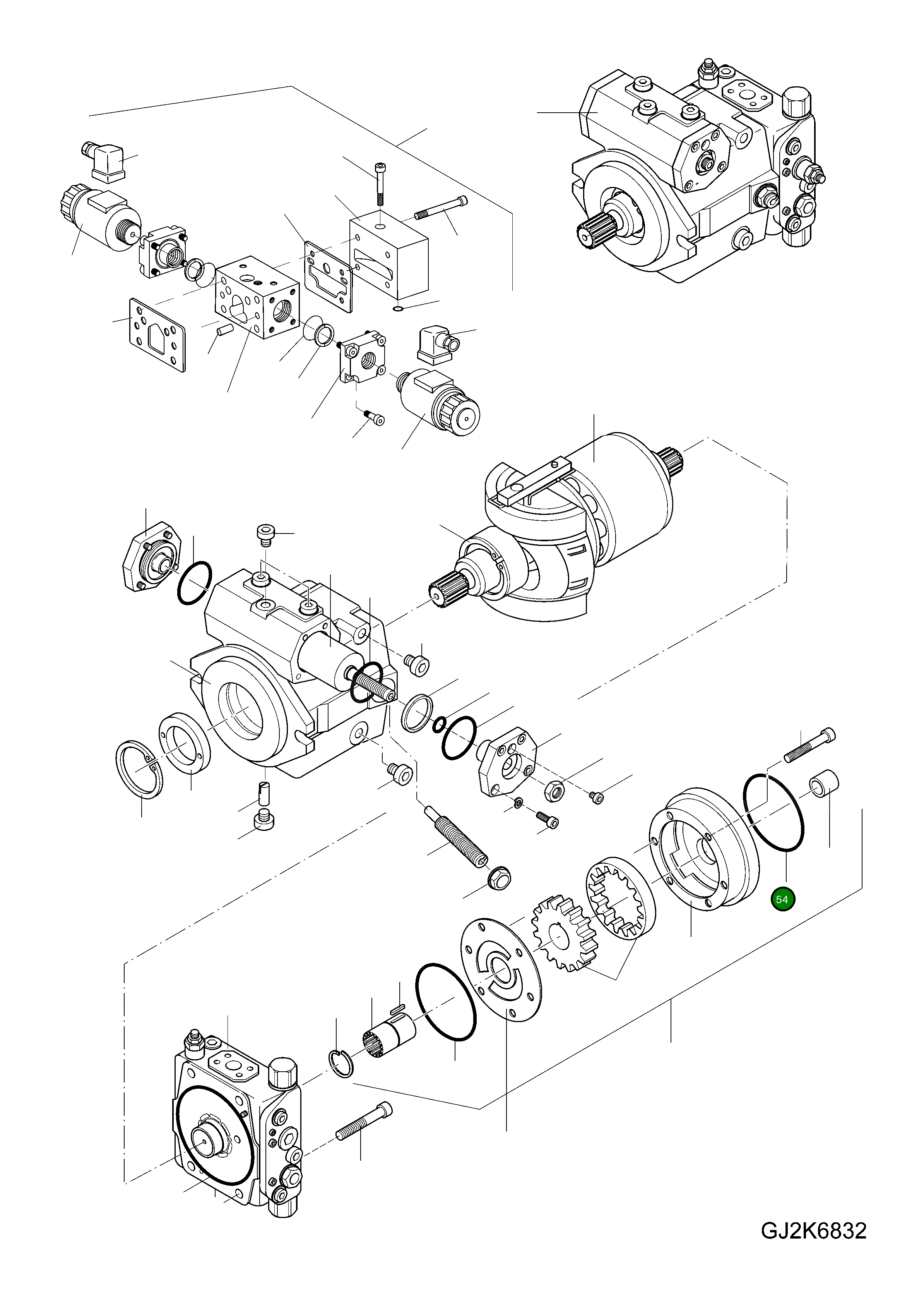 Кольцо уплотнительное (O-Ring) 42T-17-H0P22  Komatsu