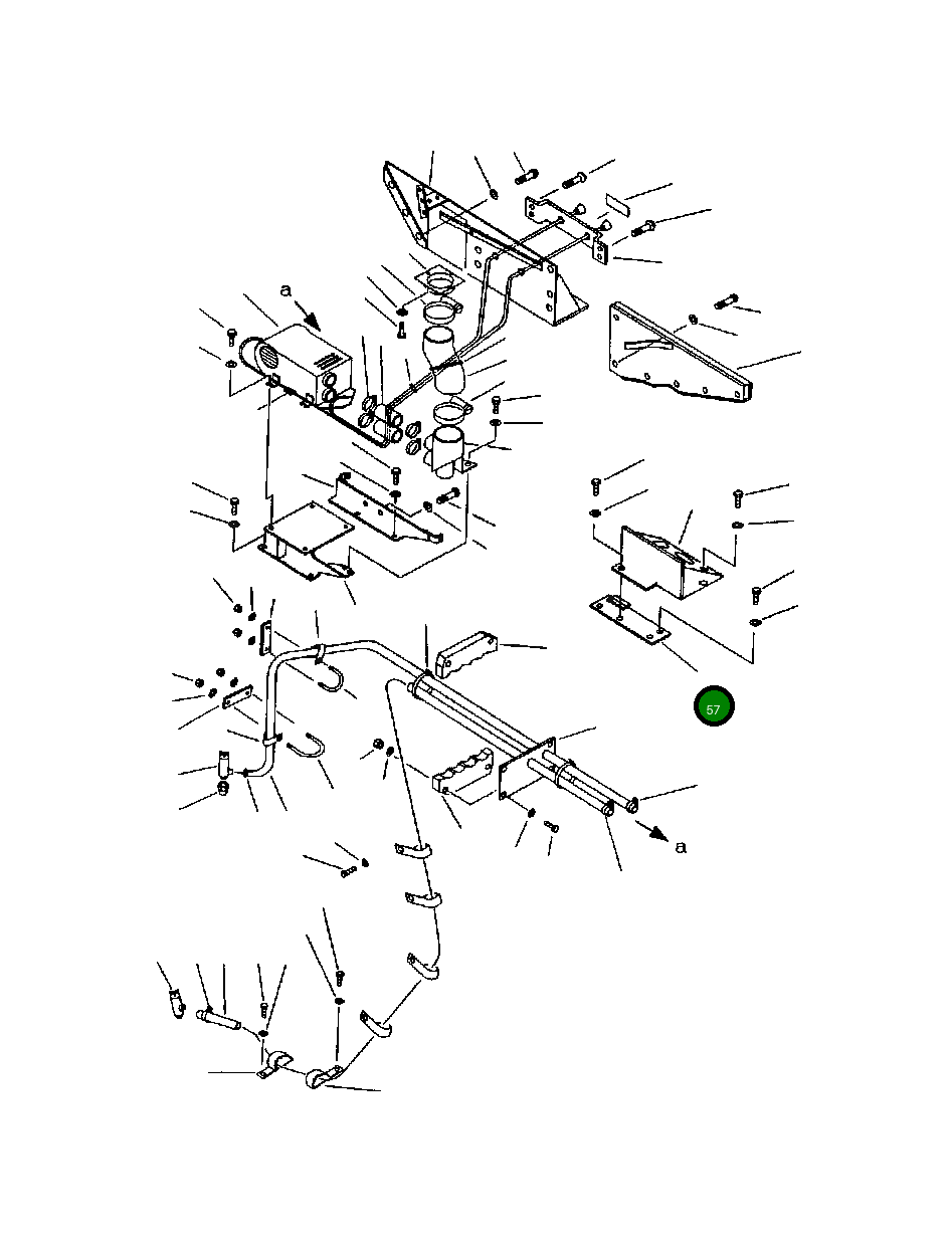 Крышка 569-54-64640 Komatsu