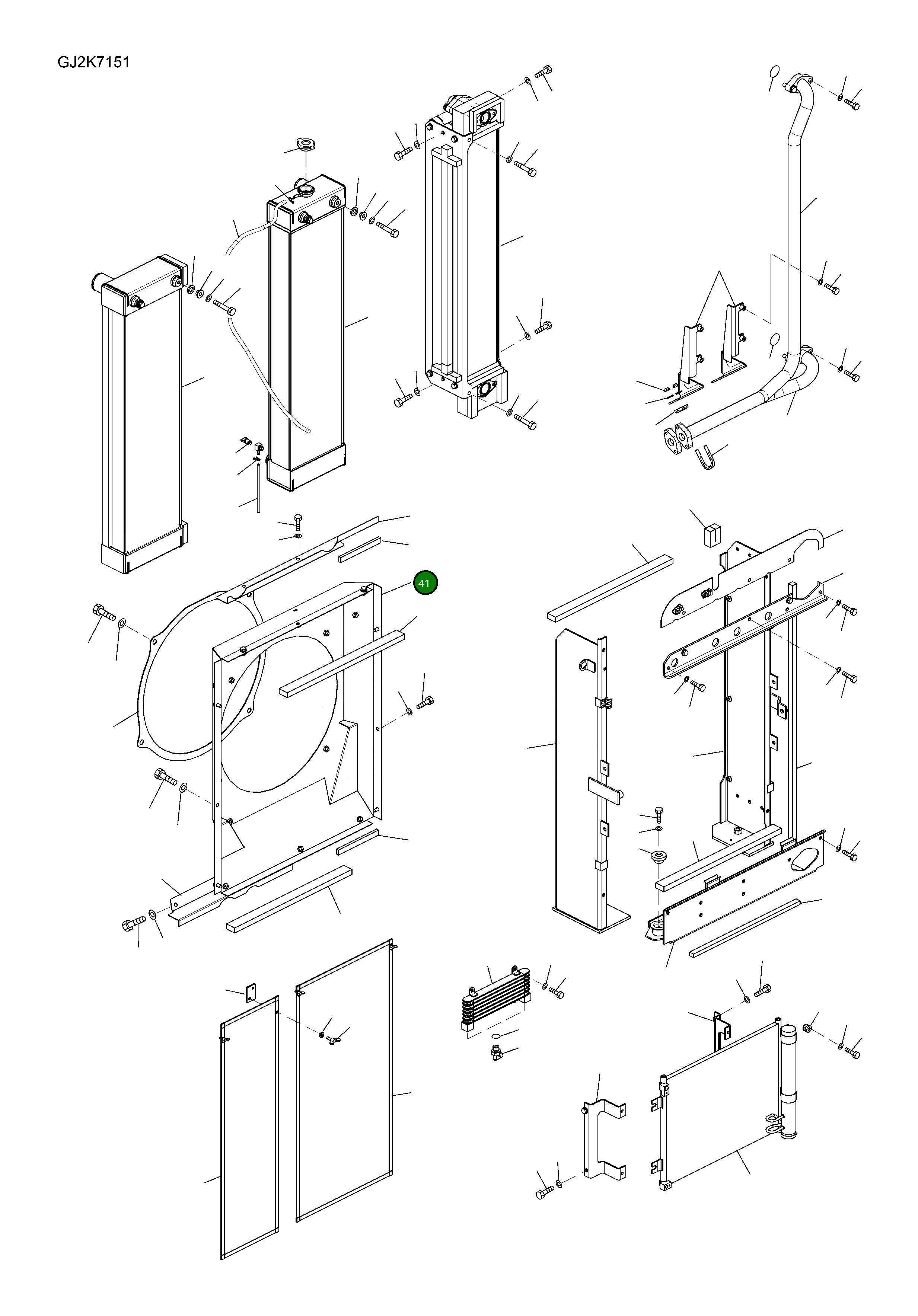 Крышка 20E-03-41280 Komatsu