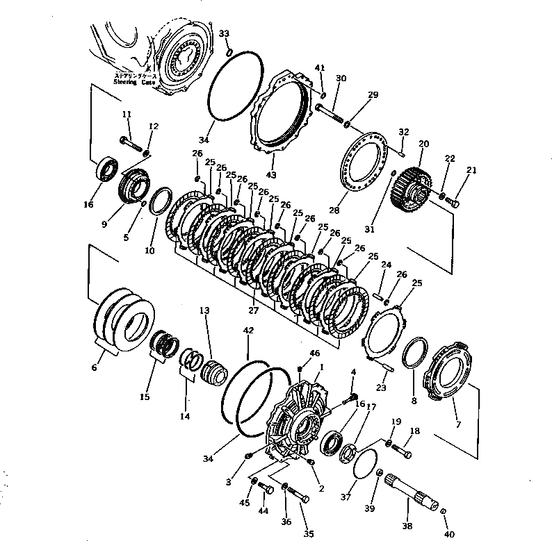 Кольцо 195-09-18360  Komatsu