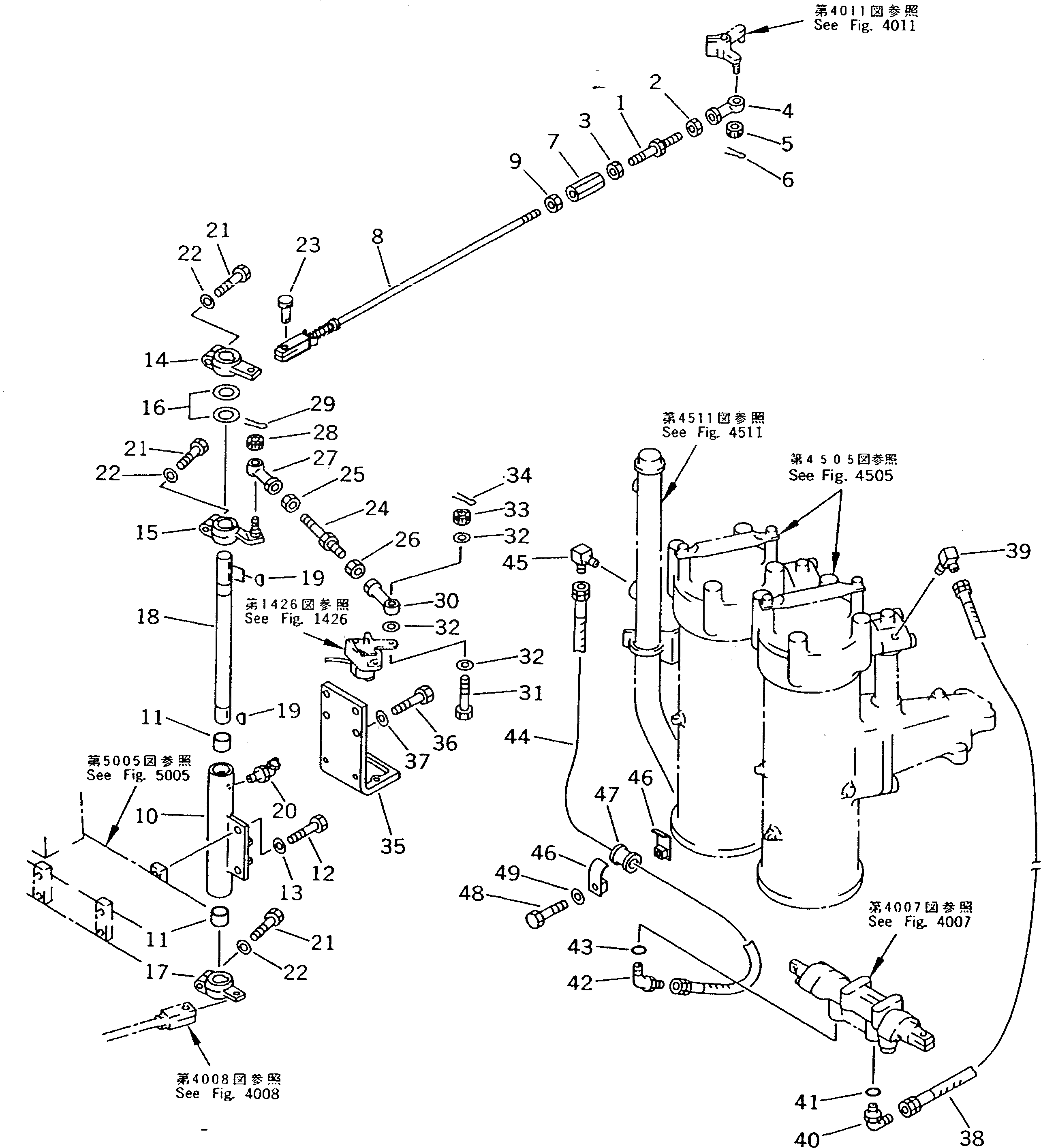 Болт 01012-50835 Komatsu