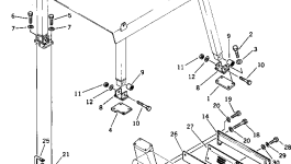 Болт 01011-61685 Komatsu