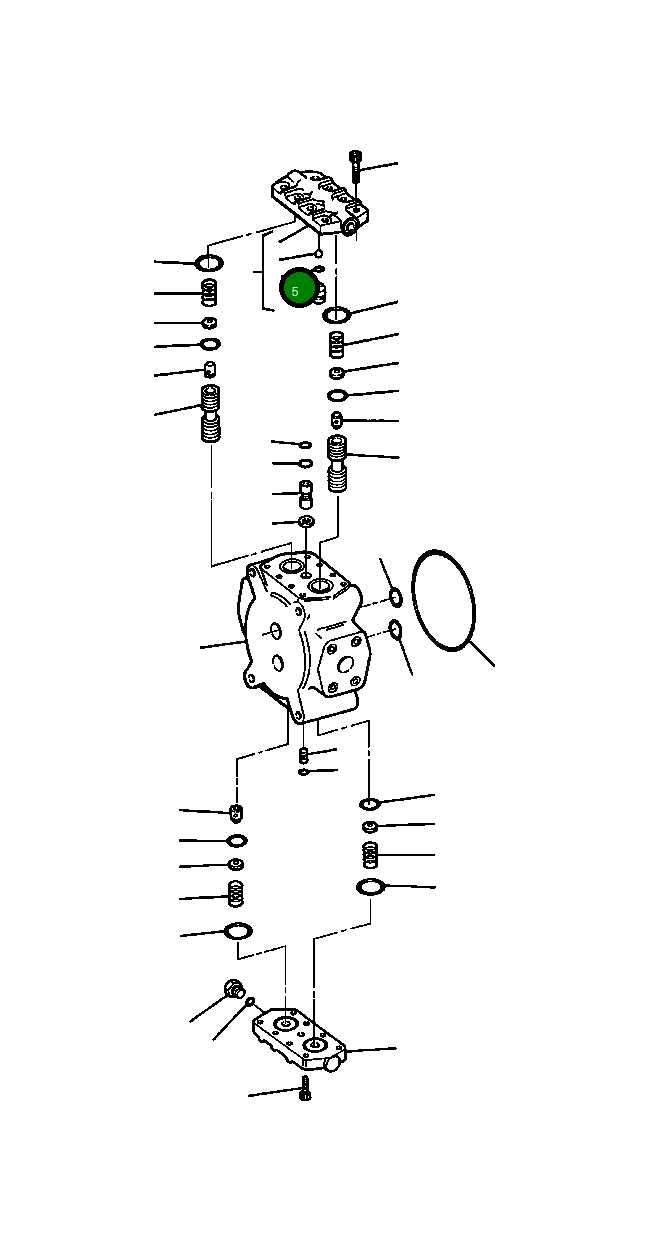 Кольцо уплотнительное (O-Ring) 887 624 C1 Komatsu