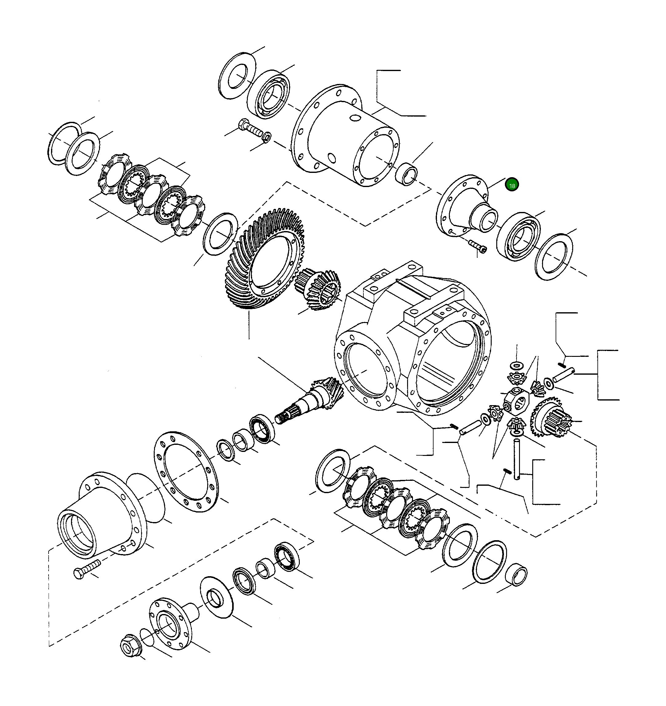 Крышка 4919007M1 Komatsu