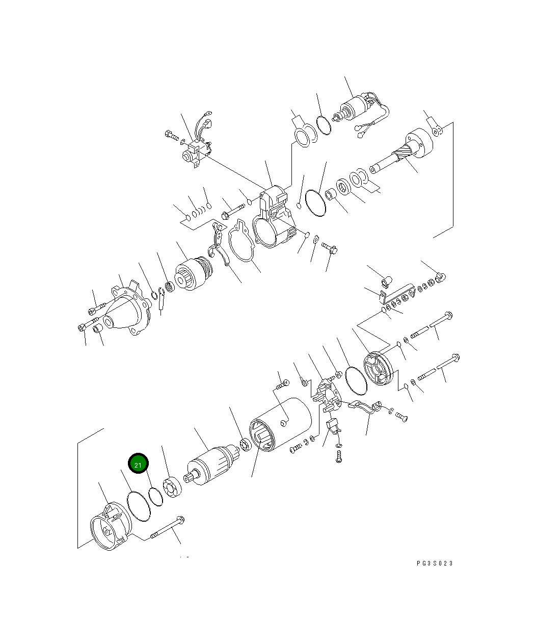 Кольцо уплотнительное (O-Ring) SD6414-03270 Komatsu