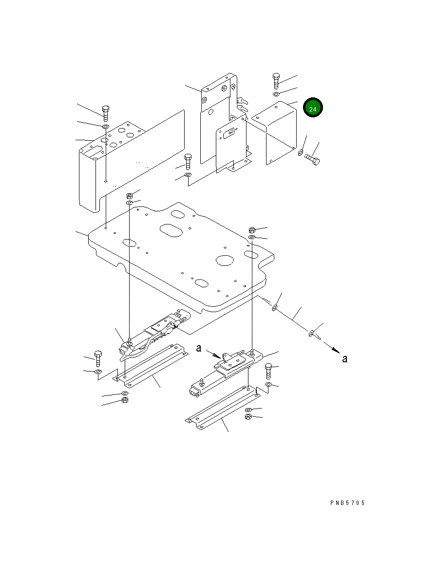 Крышка 20Y-43-28210 Komatsu