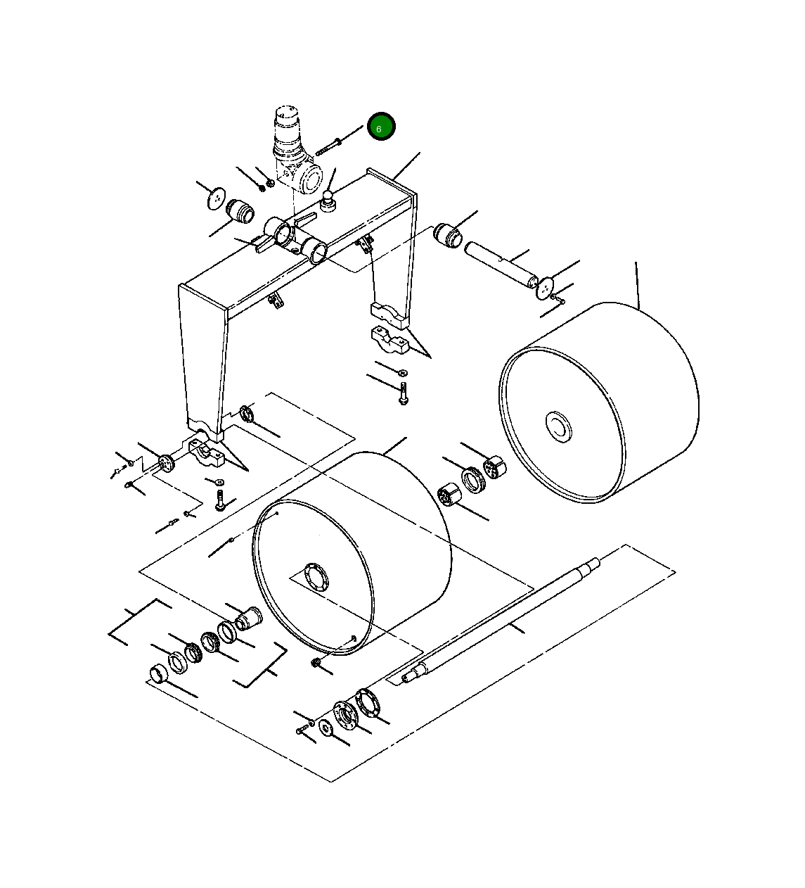 Болт 22 840 R1  Komatsu