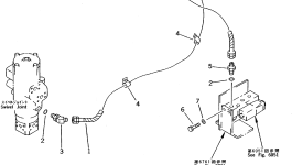 Шланг 20Y-62-17650 Komatsu