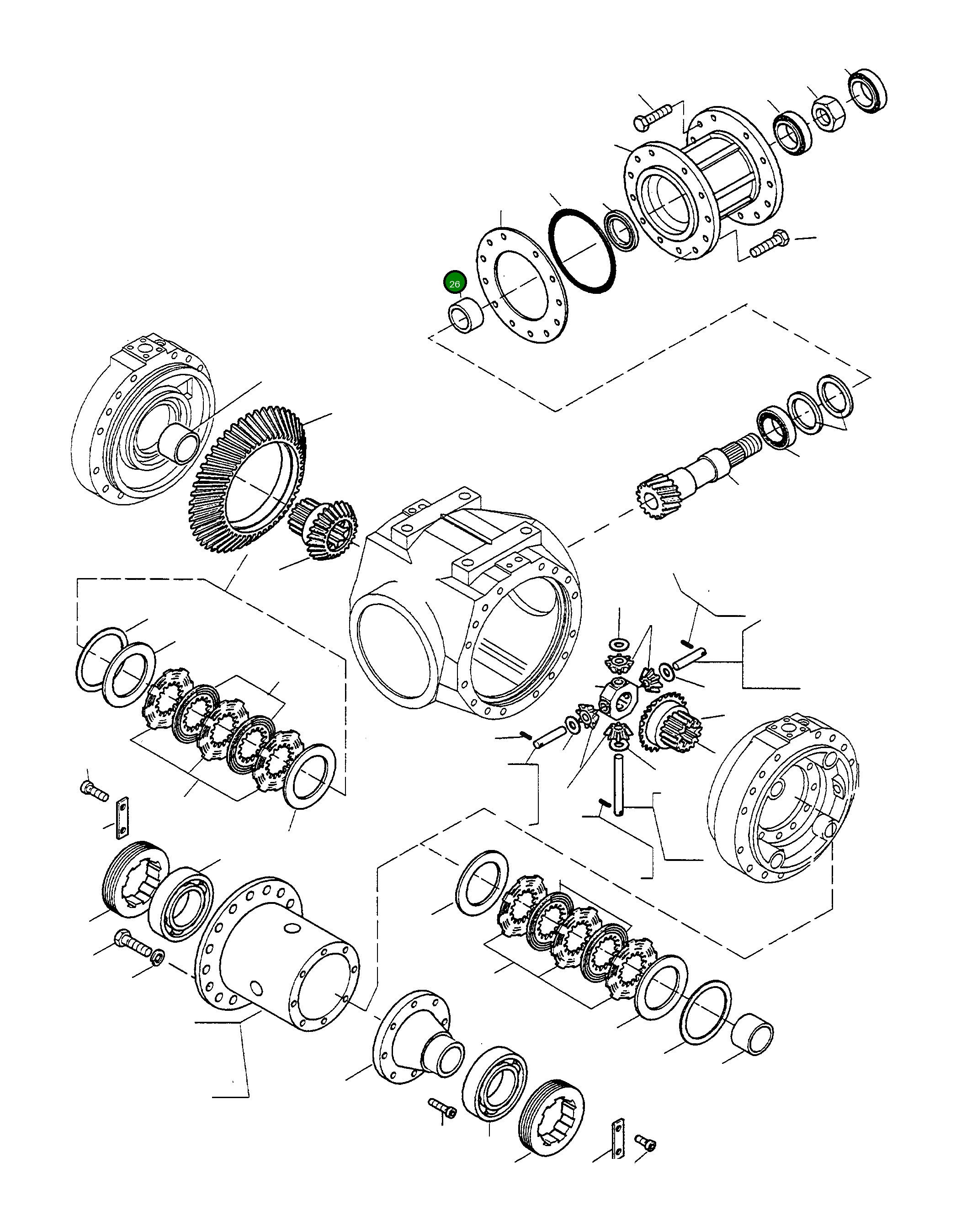 Кольцо 4916999M1  Komatsu