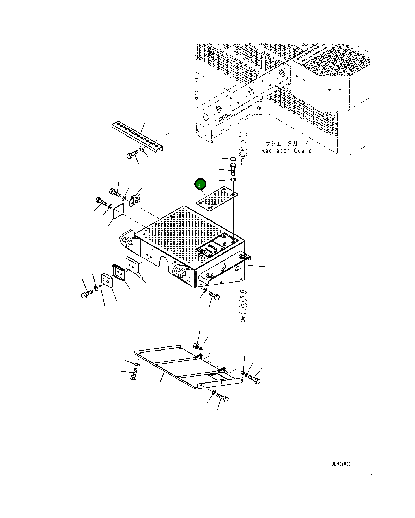 Крышка 561-89-87120 Komatsu