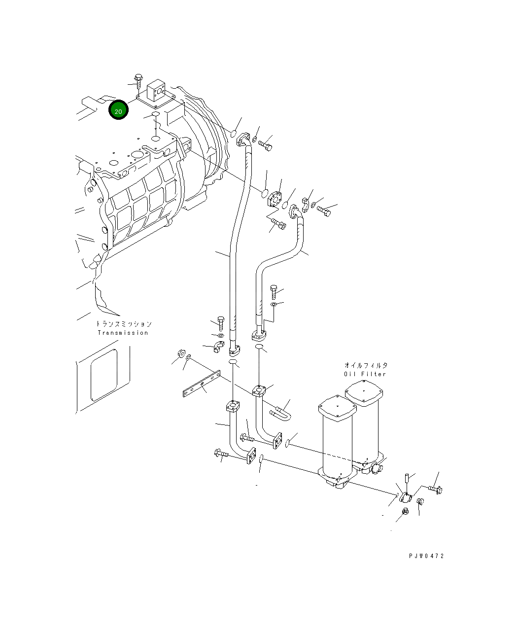 Крышка 42C-16-11161 Komatsu