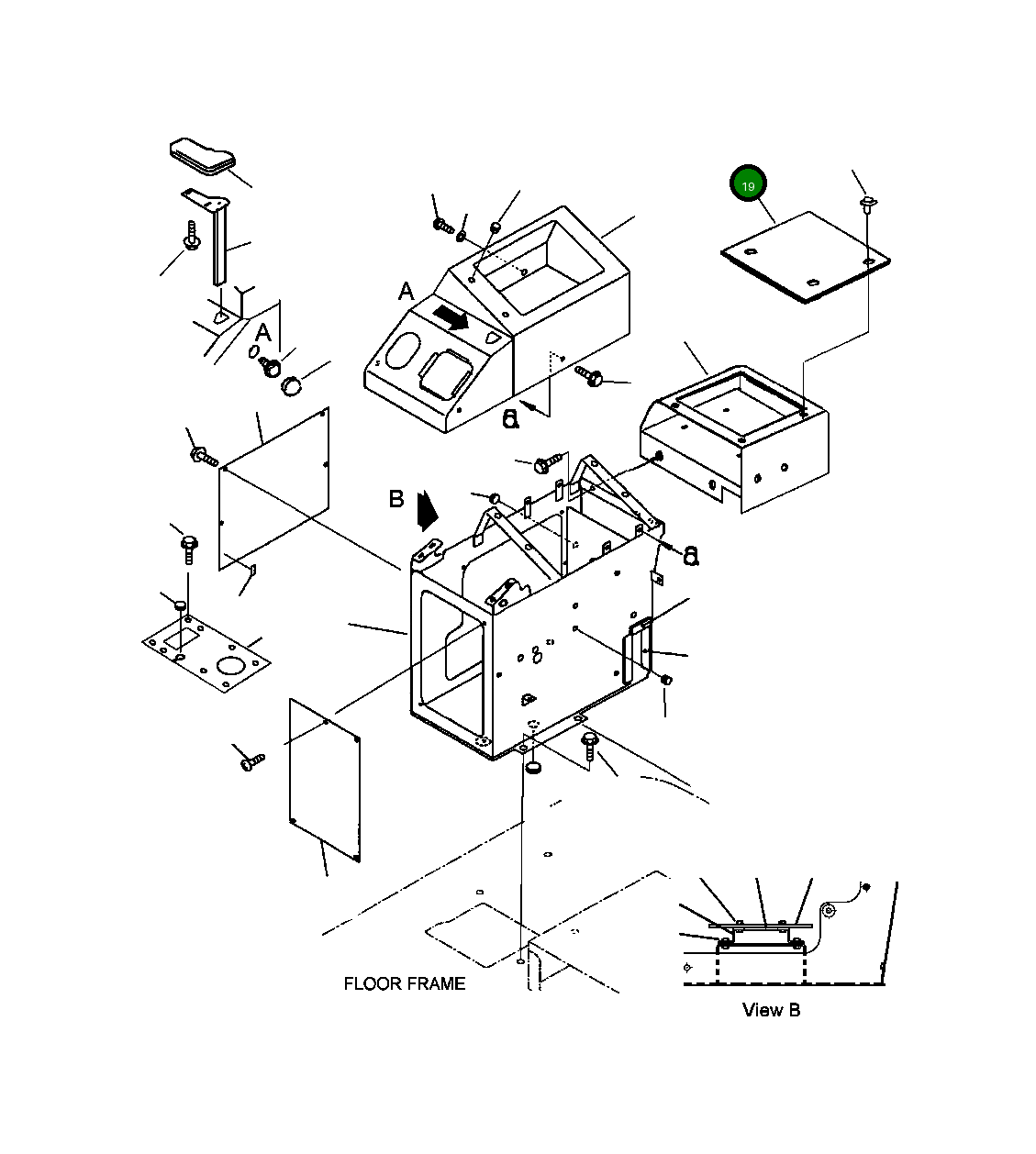 Крышка 418-54-A2250  Komatsu
