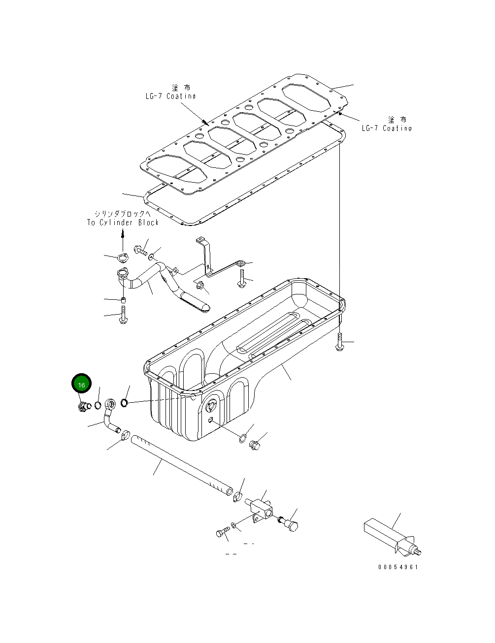 Болт 423-01-31310  Komatsu