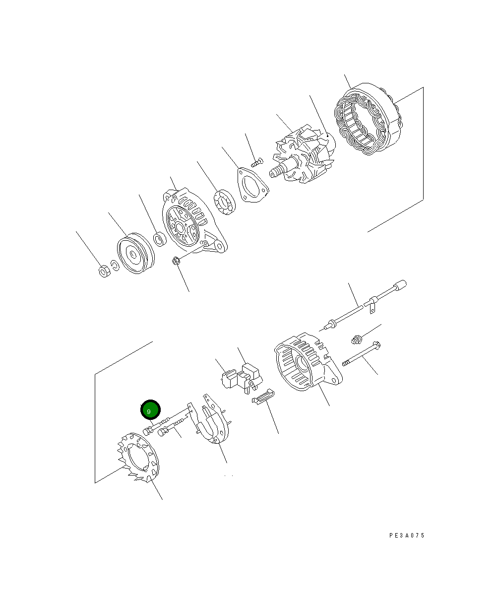 Болт YM119836-77870 Komatsu