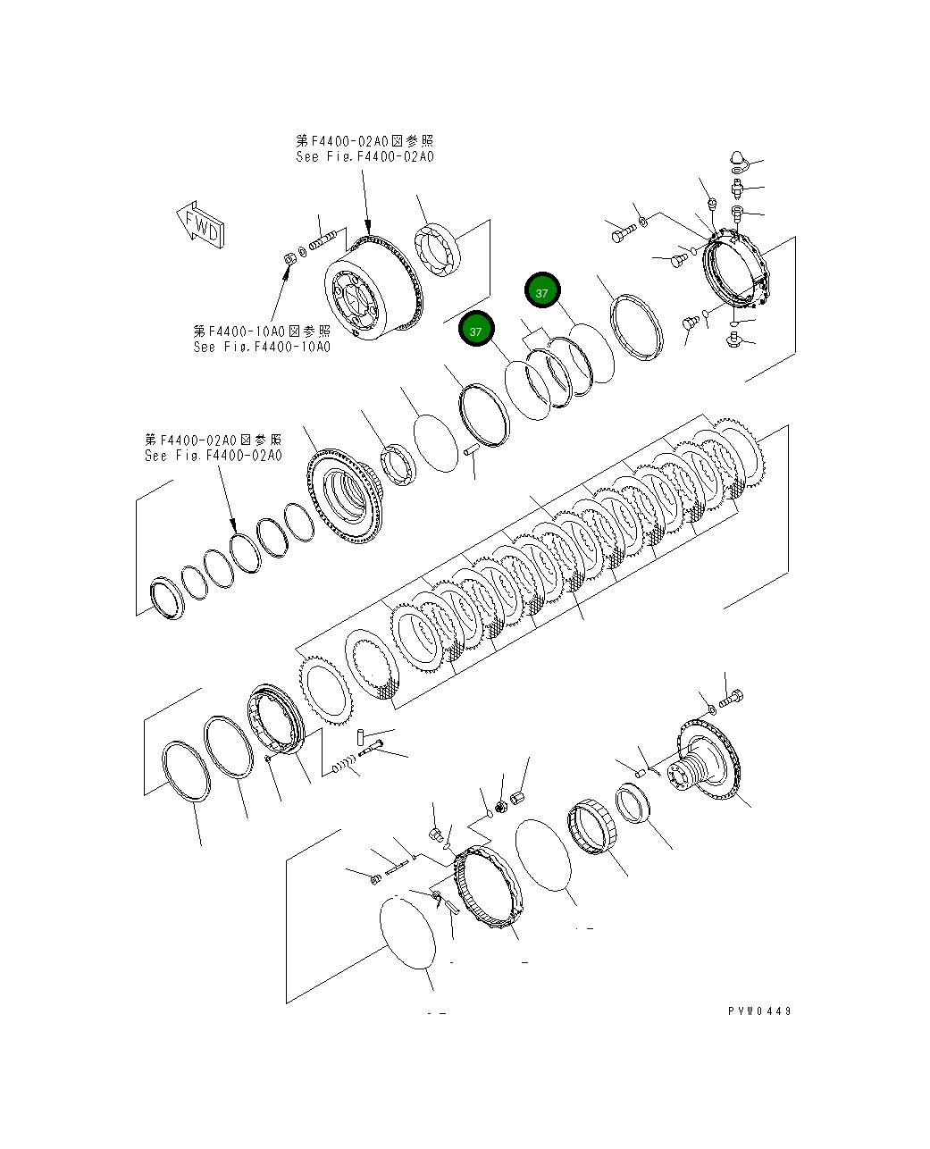 Кольцо уплотнительное (O-Ring) 562-33-11922 Komatsu