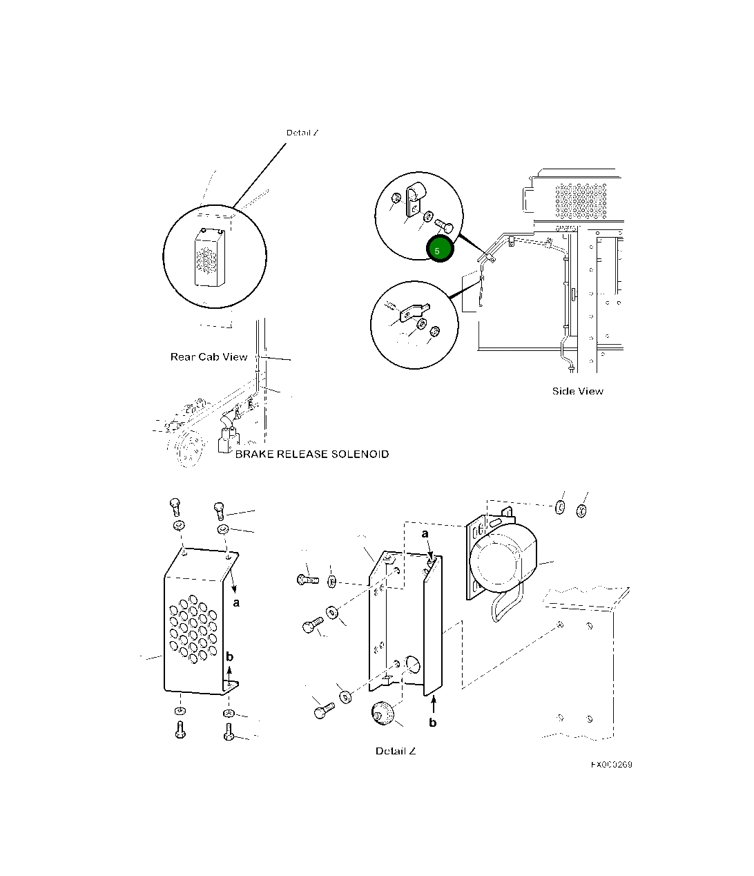 Болт 15589KF Komatsu