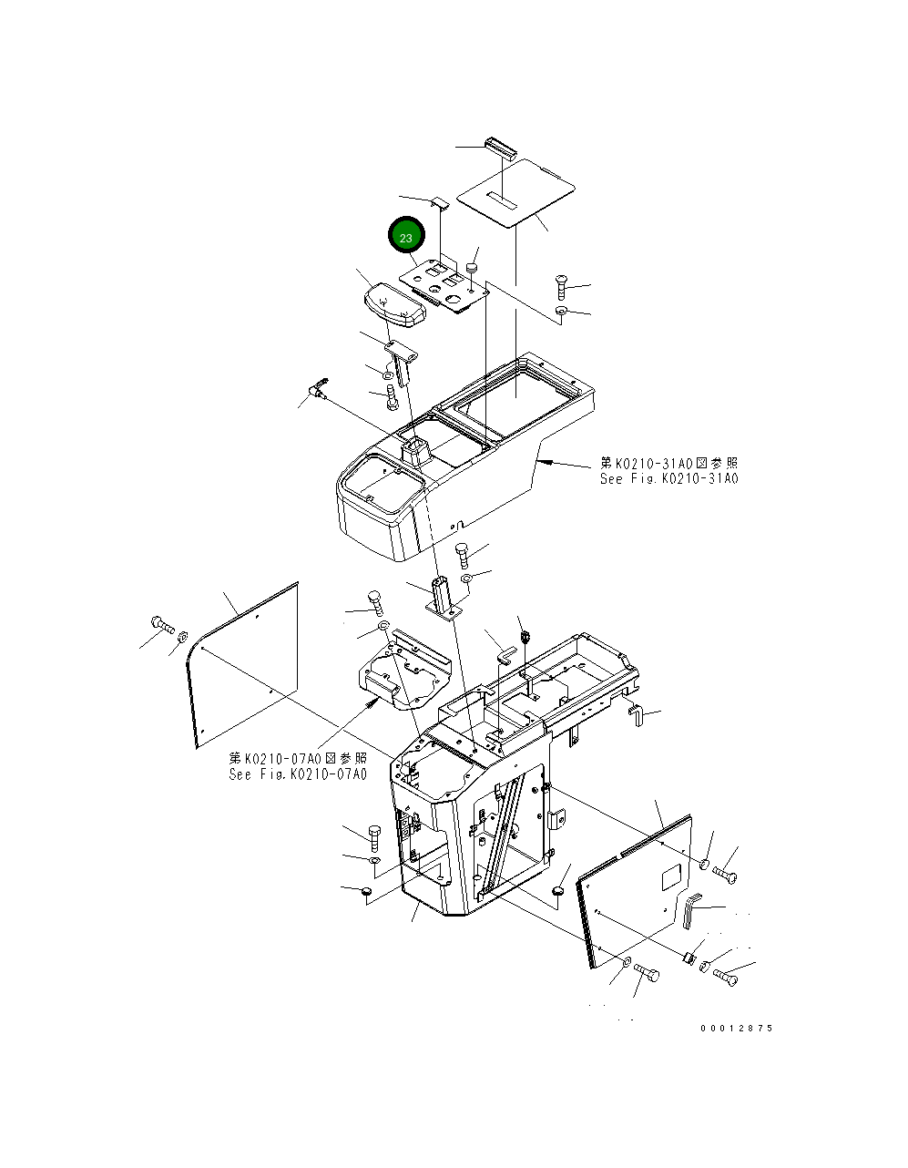 Крышка 418-944-3620 Komatsu
