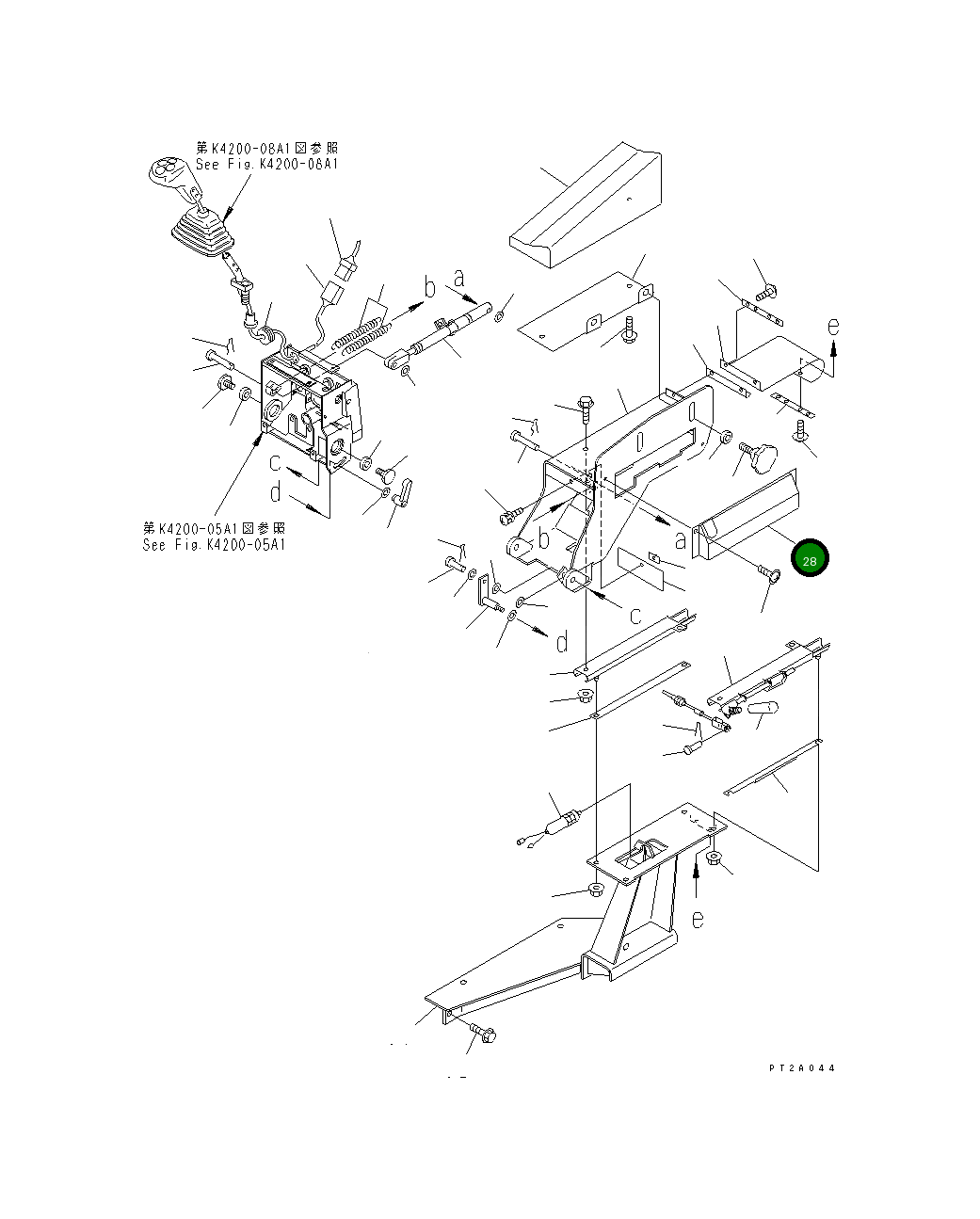 Крышка 428-S33-2280  Komatsu