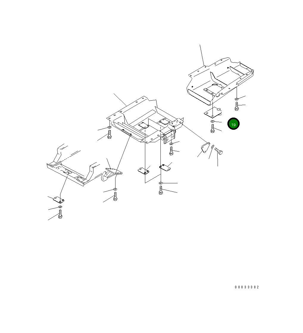 Крышка 176-54-11160  Komatsu