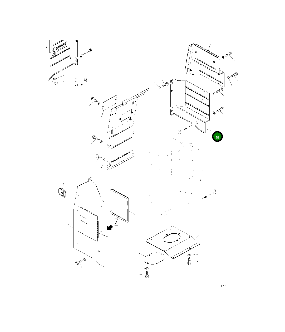 Крышка 425-43-58651 Komatsu