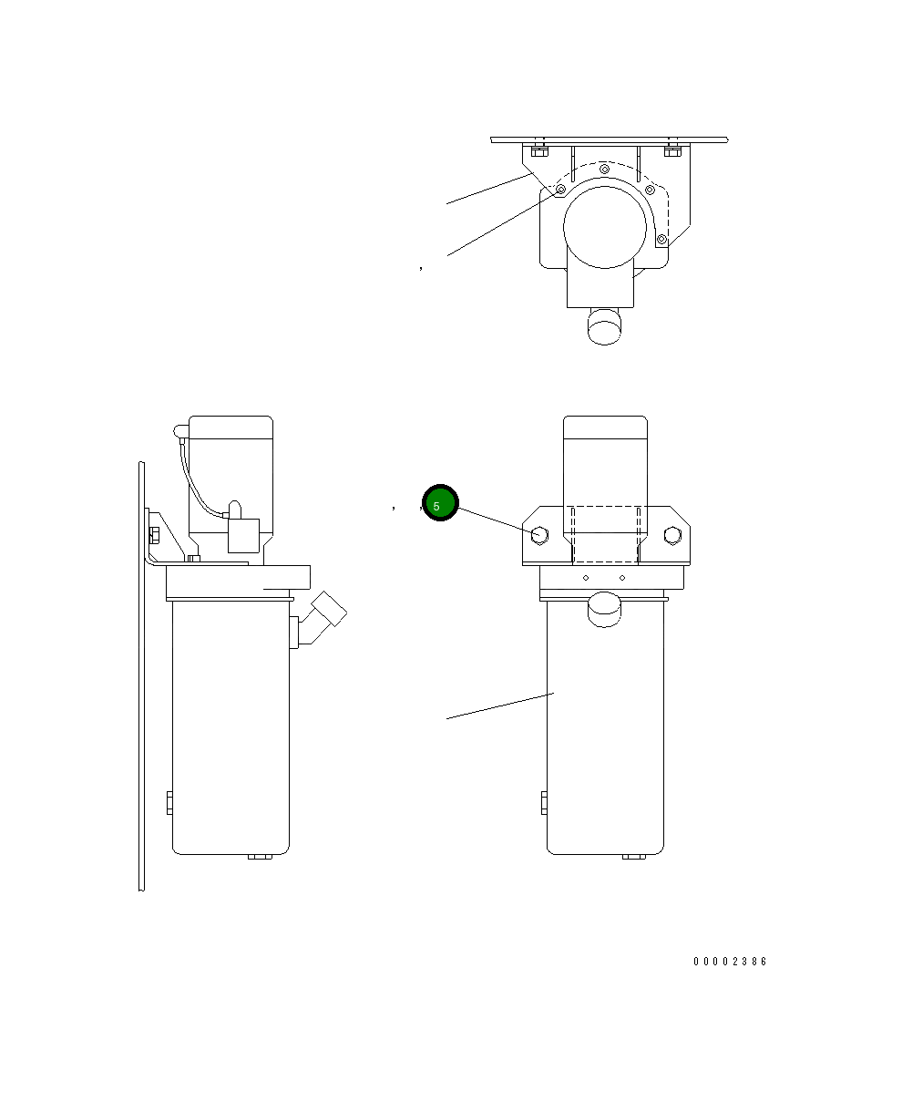 Болт MH21012-10015 Komatsu