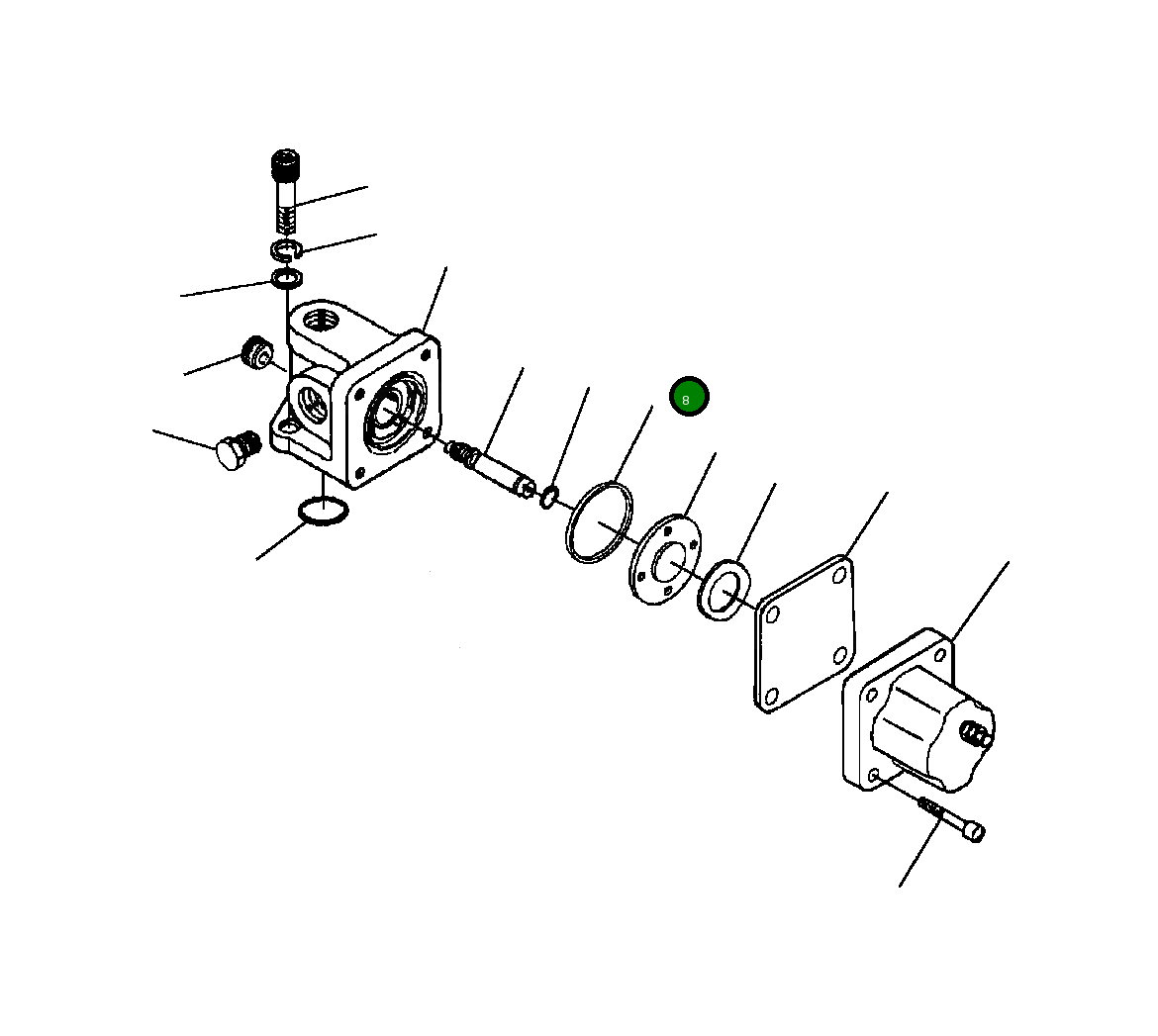 Кольцо уплотнительное (O-Ring) 117 738 Komatsu