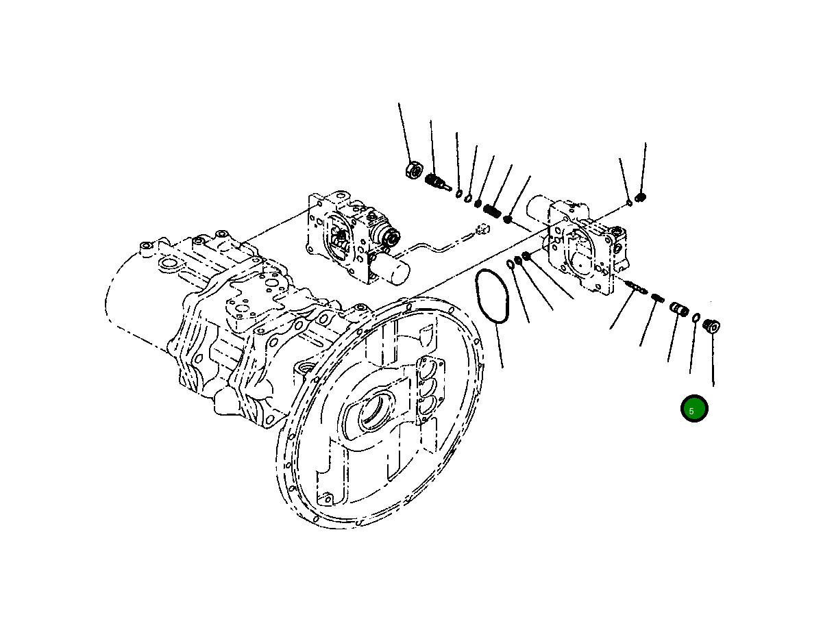 Кольцо уплотнительное (O-Ring) 708-2L-24910 Komatsu